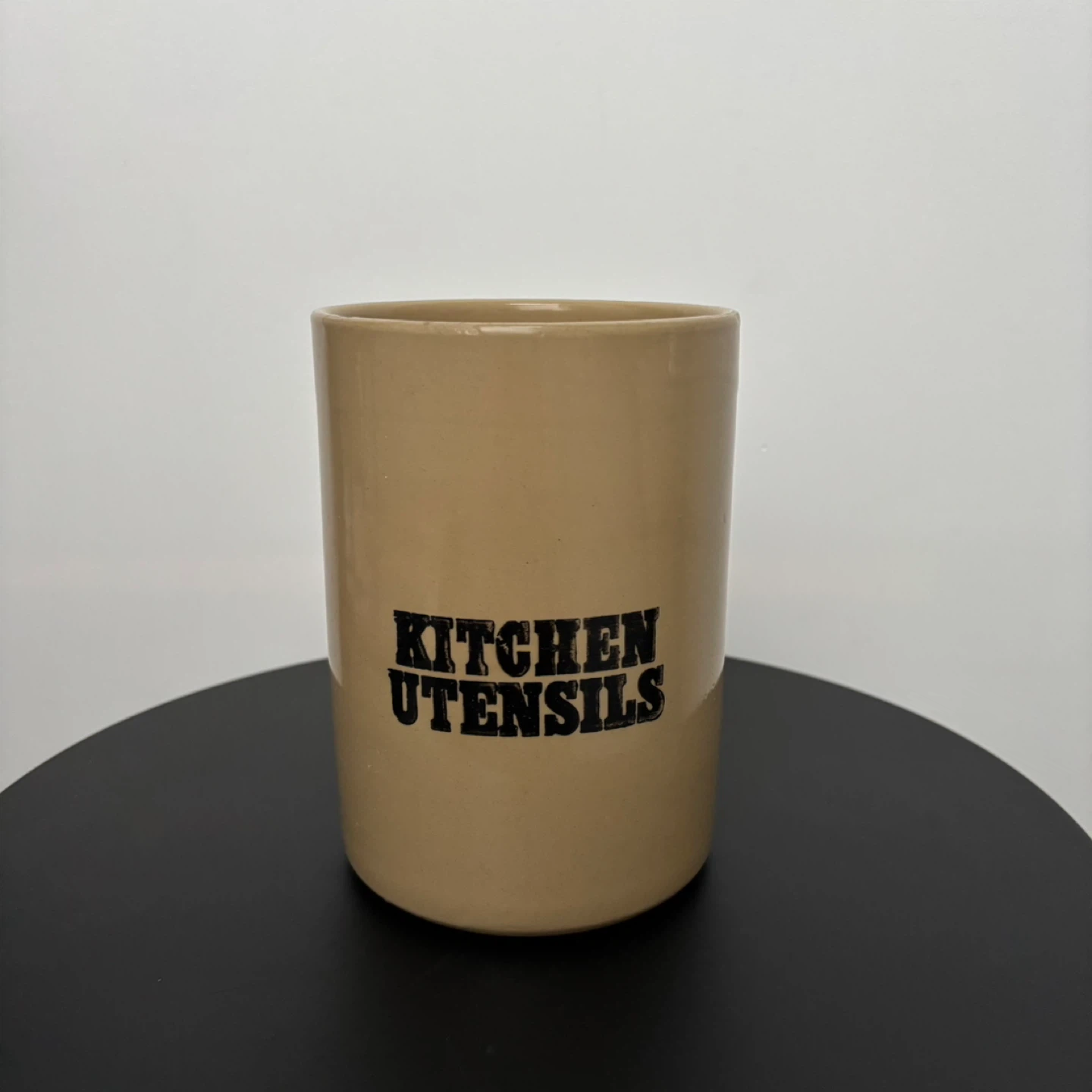Vintage Pearsons of Chesterfield Stoneware Utensil Holder - photo 2