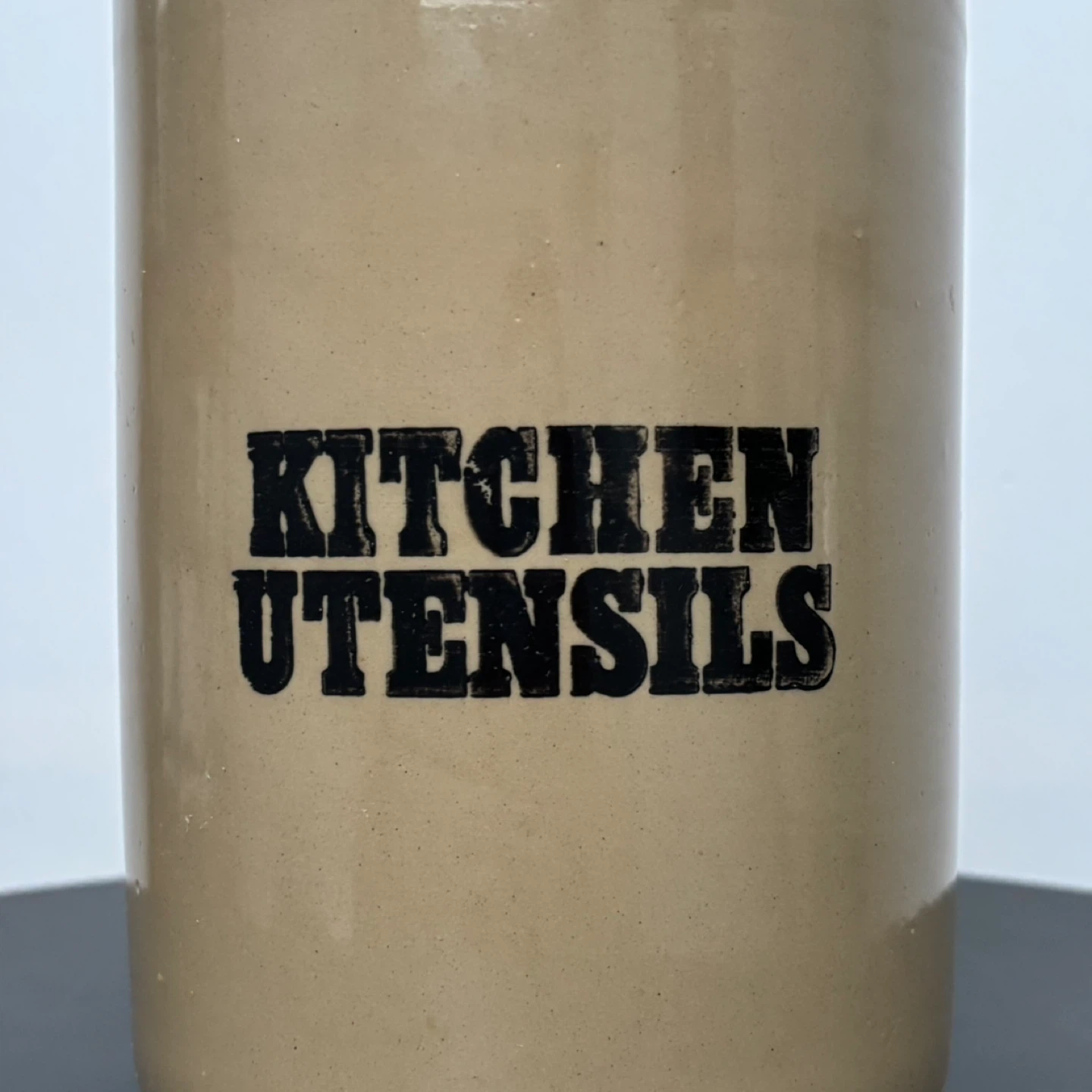 Vintage Pearsons of Chesterfield Stoneware Utensil Holder - photo 3