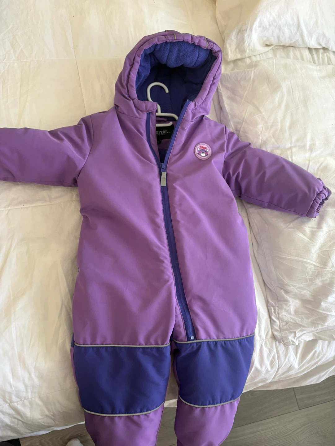 Purple Winter Snowsuit for Kids