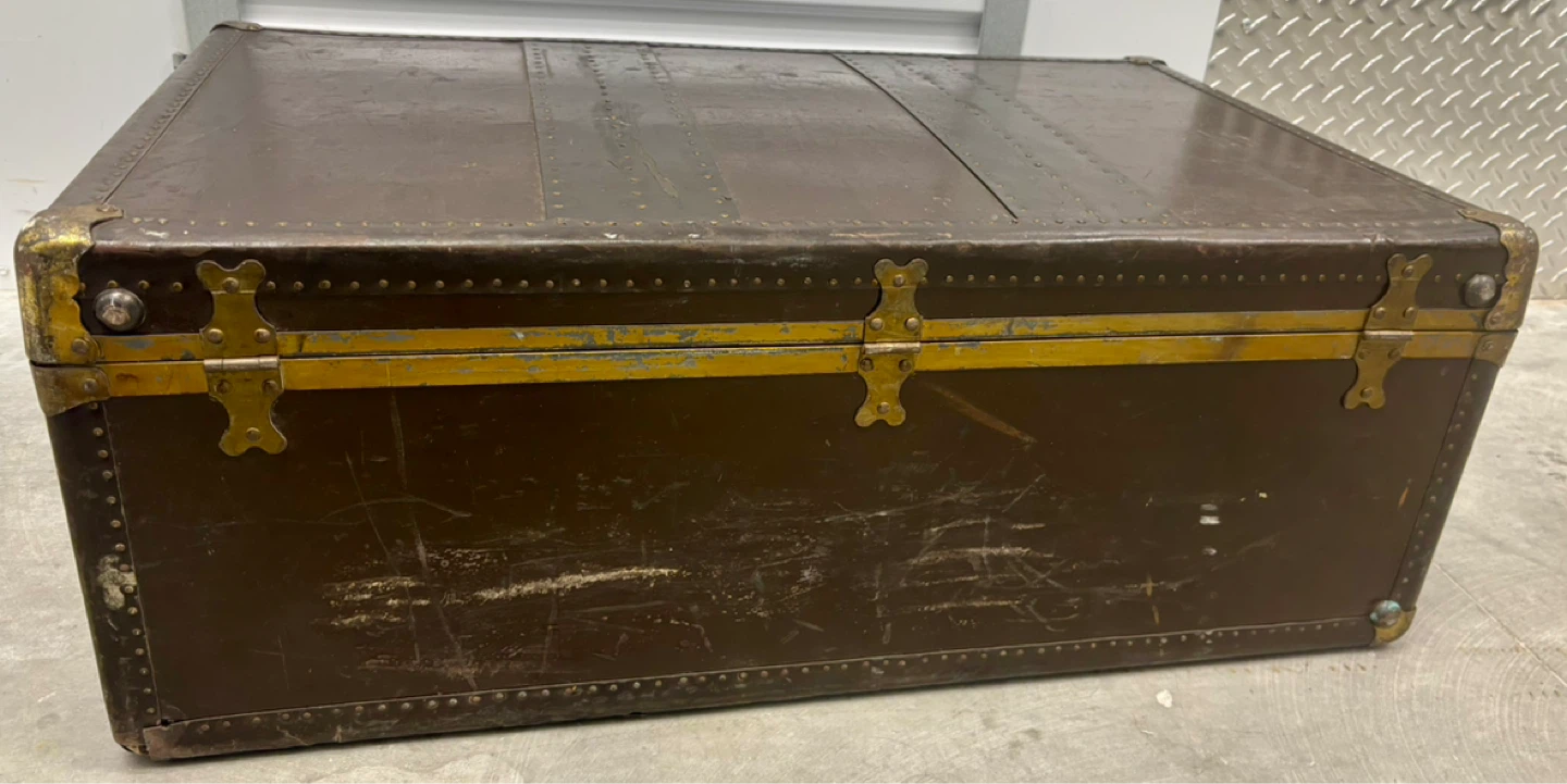 Vintage Steamer Trunk Luggage - photo 5