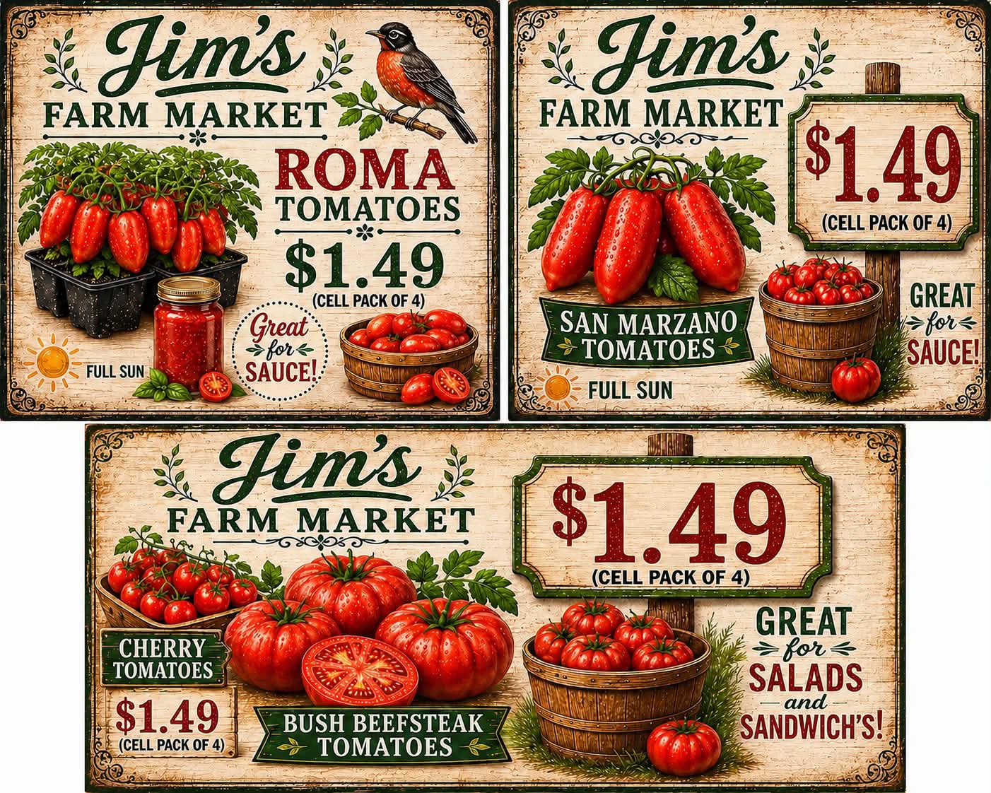 Big sale on vegetable