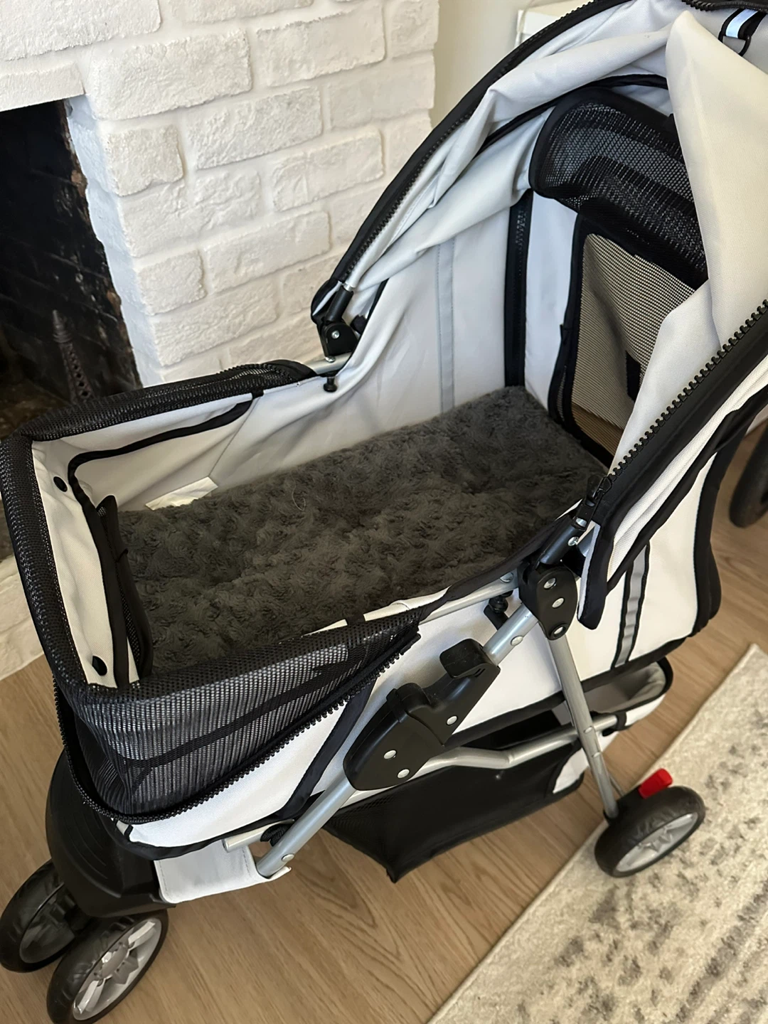 White and Black Pet Stroller - photo 2