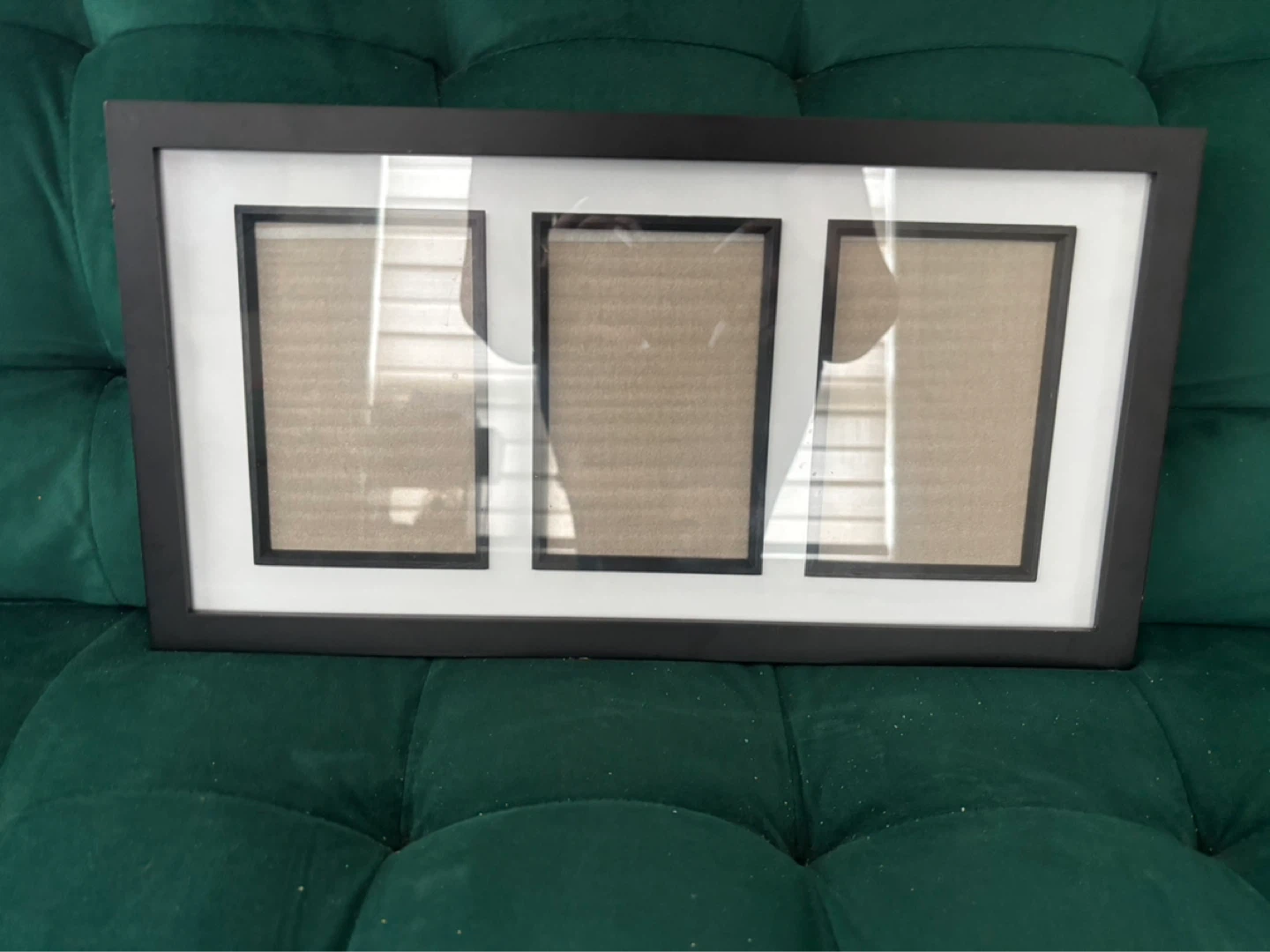 Black 3-Opening Photo Frame