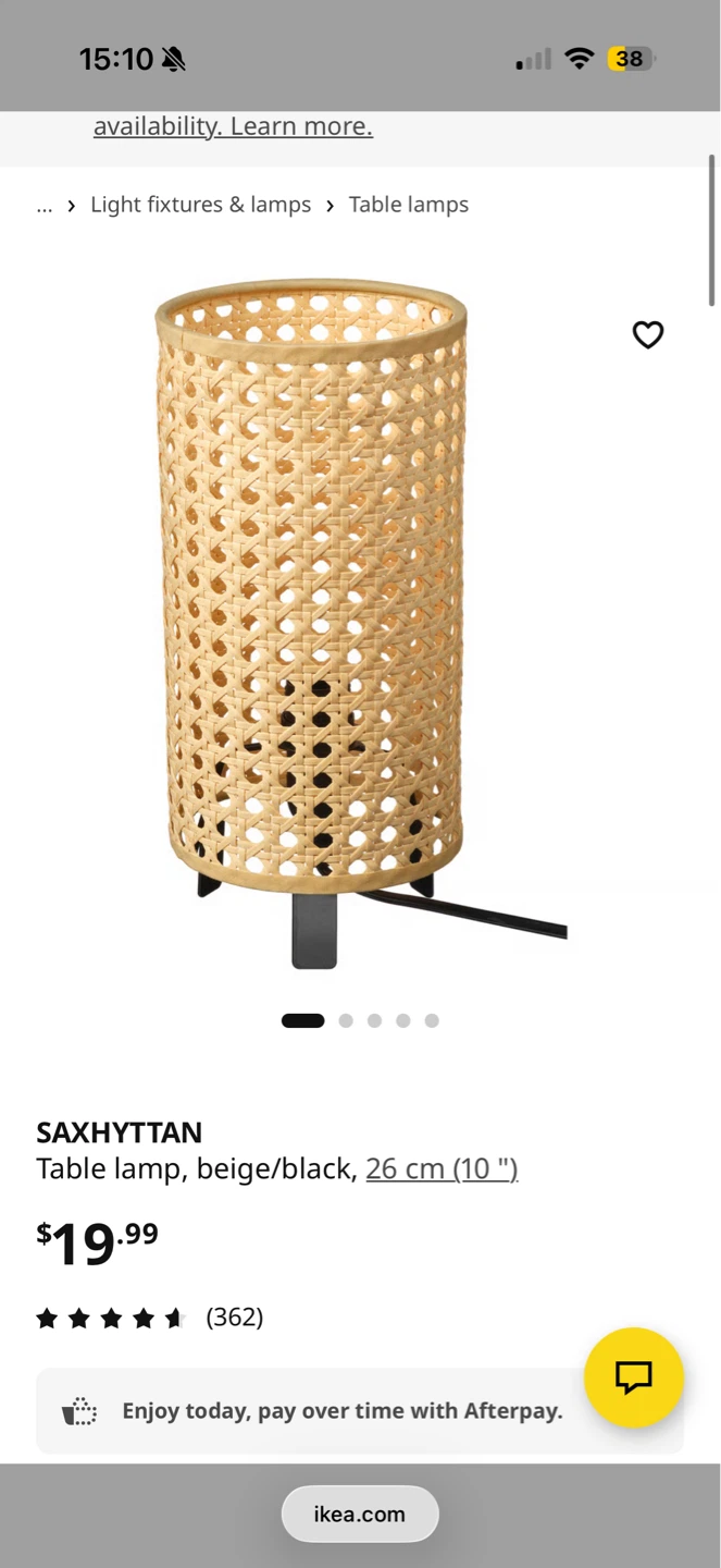 IKEA SAXHYTTAN Table Lamp (x2) - photo 2
