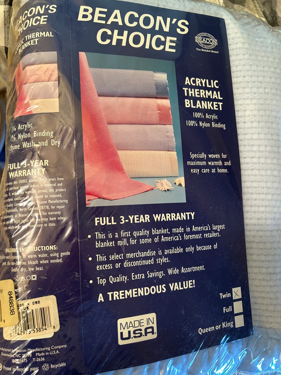 Beacon's Choice Acrylic Thermal Blanket