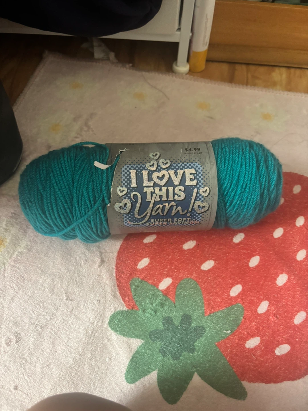 I Love This Yarn! Super Soft Peacock