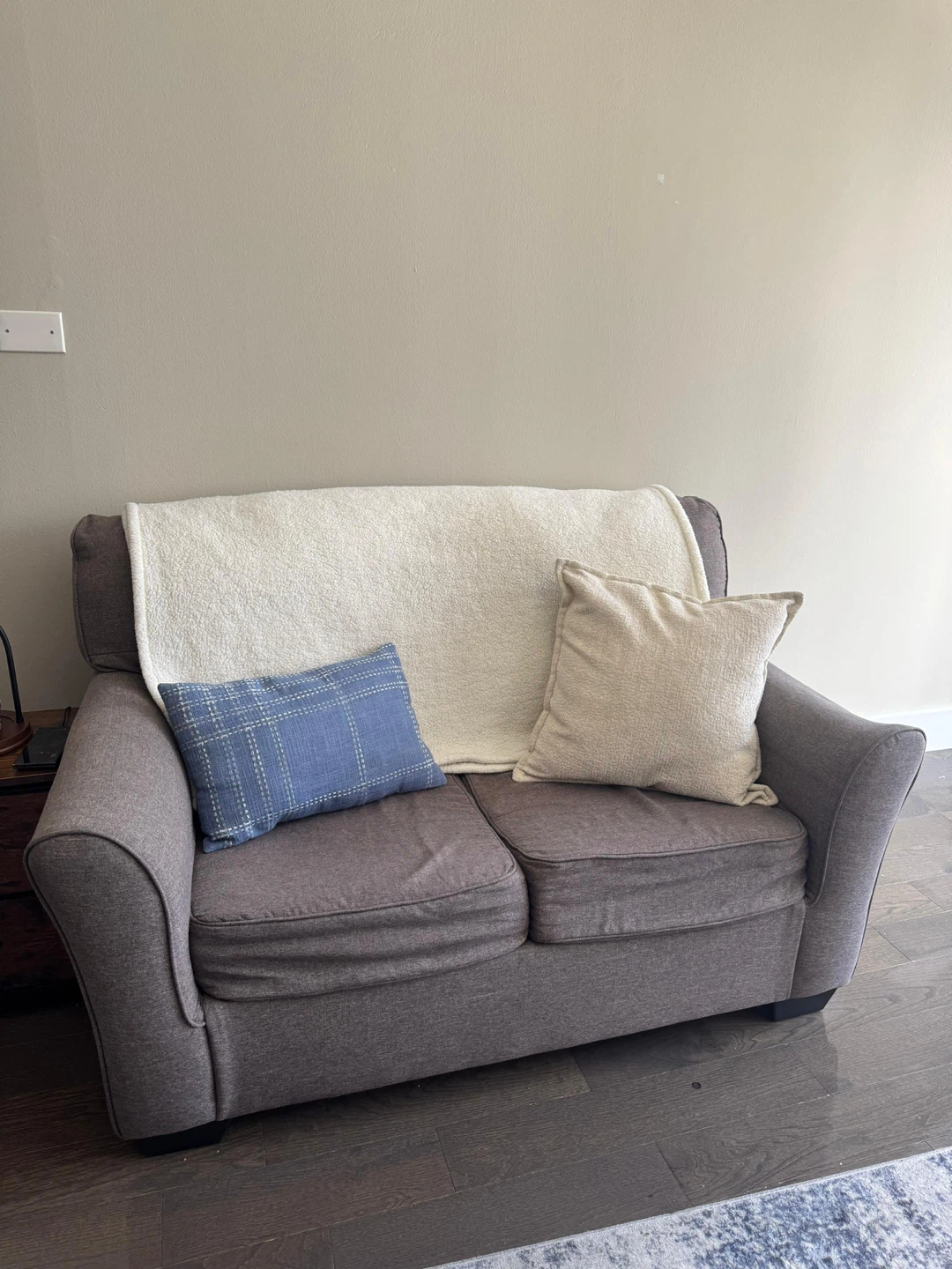 Grey Loveseat Sofa