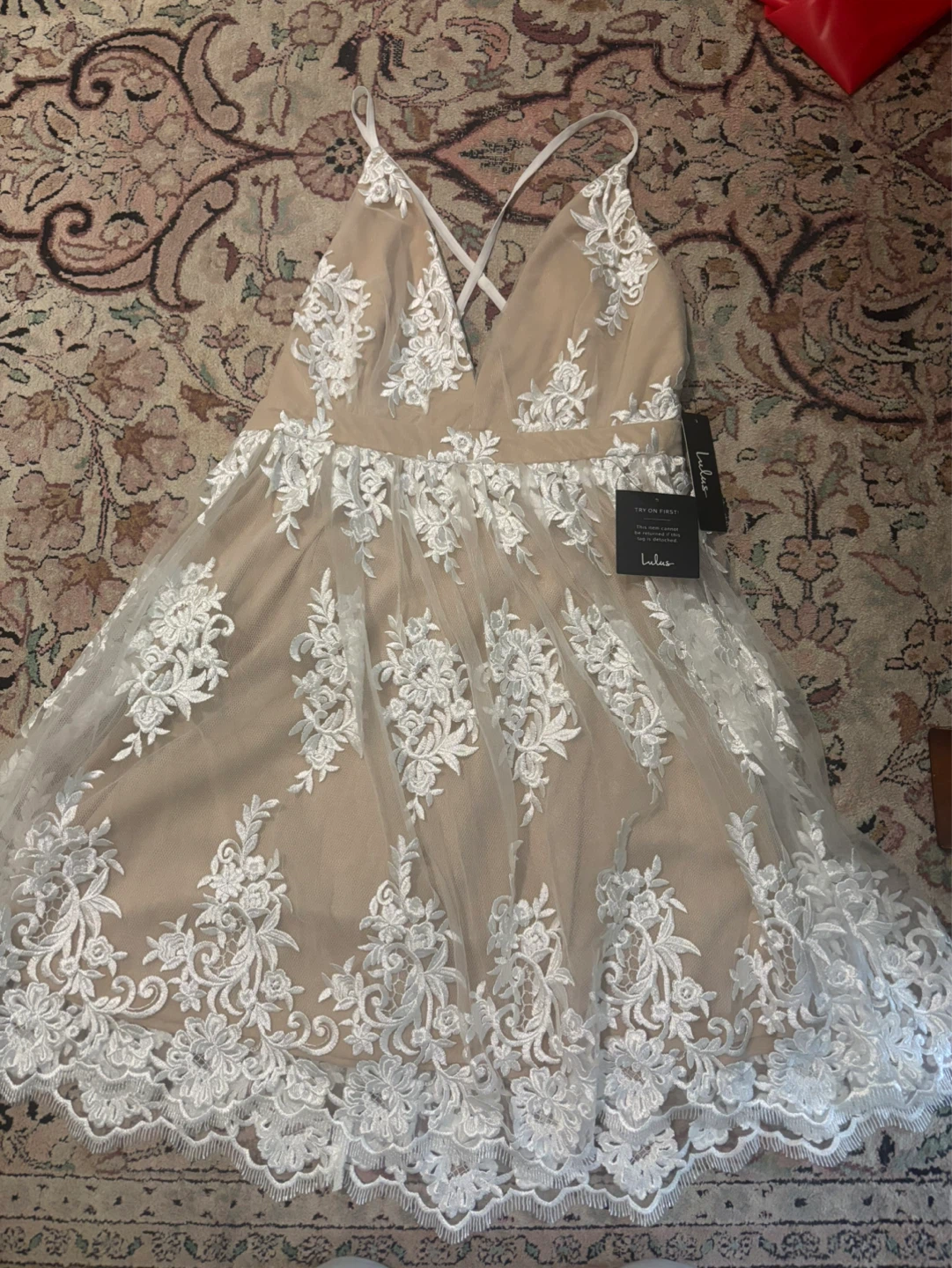 Lulus Lace Dress - Size Medium