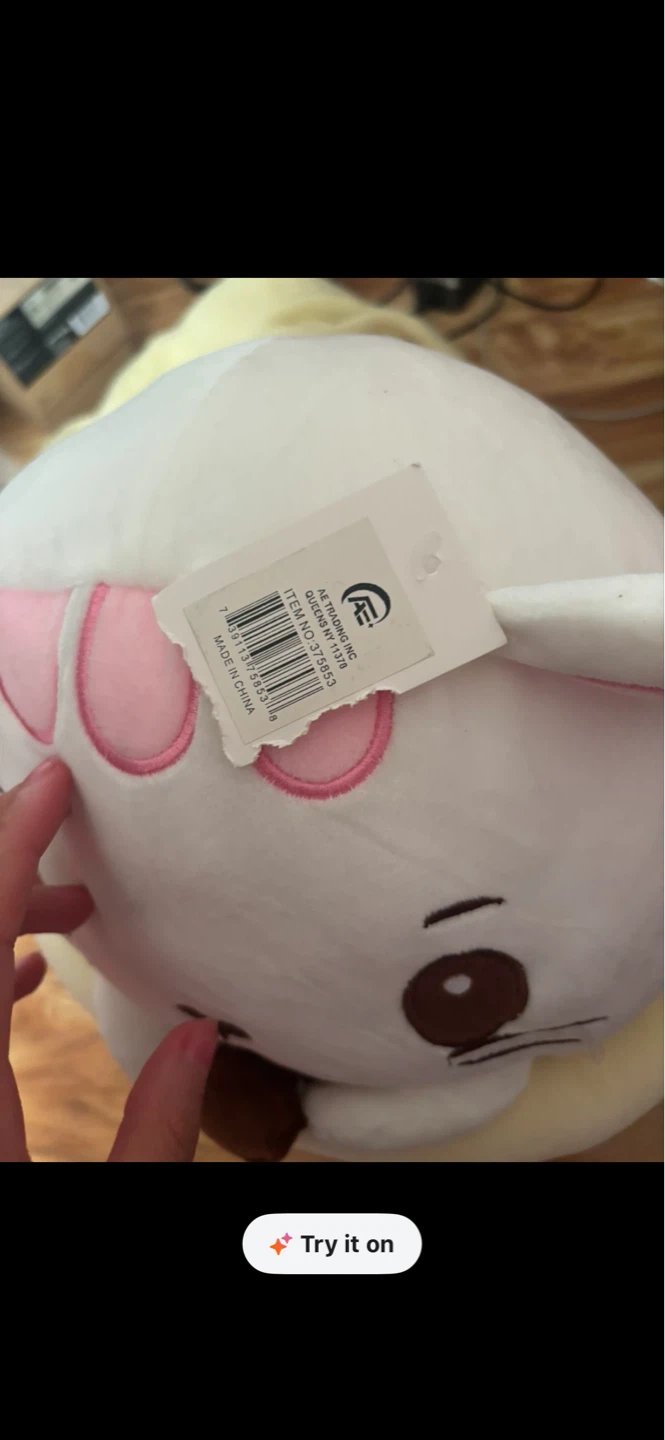Rumi Life White Cat Boba Tea Plush - photo 2