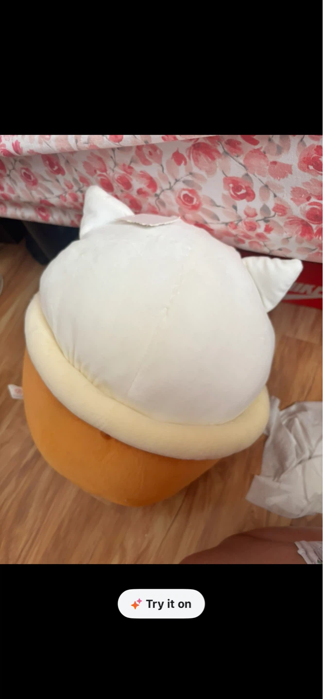 Rumi Life White Cat Boba Tea Plush - photo 3