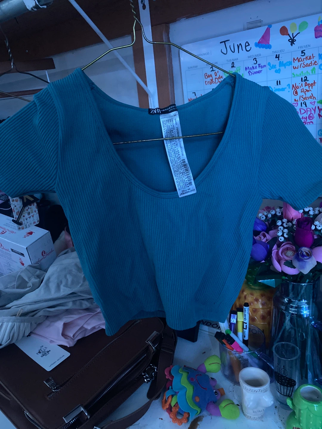 Zara Ribbed T-Shirt