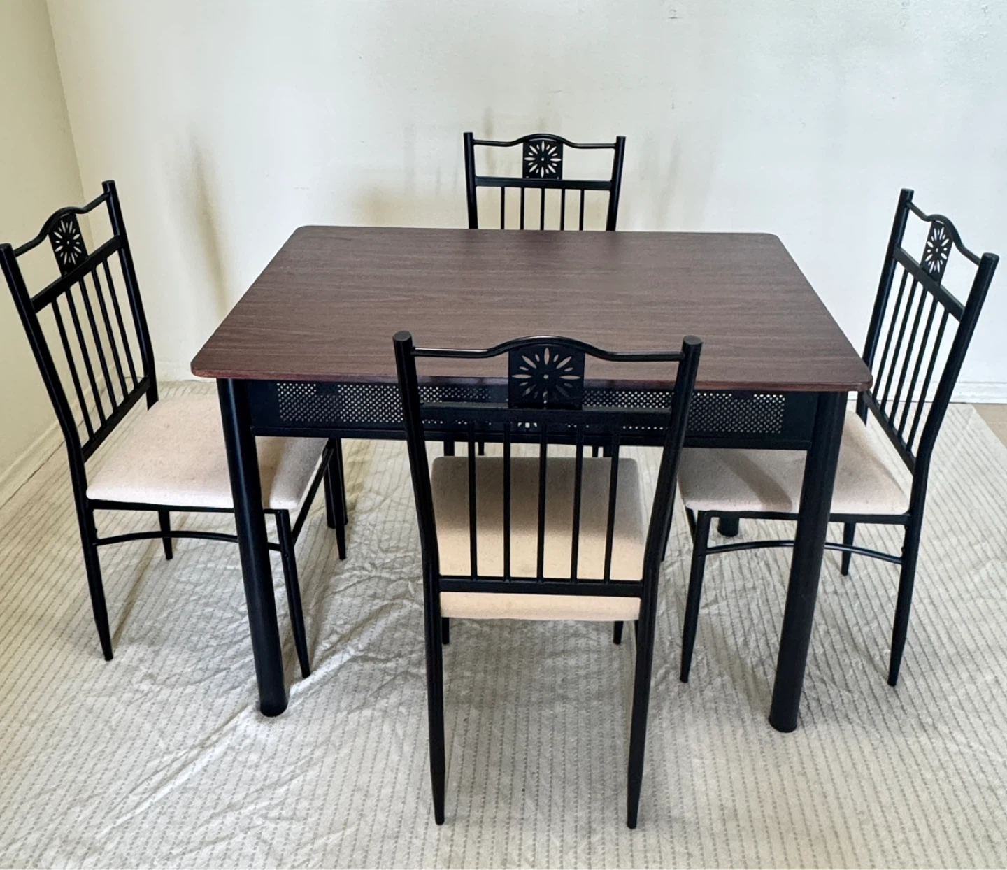 Dining Table and 4 Chairs Set - photo 3