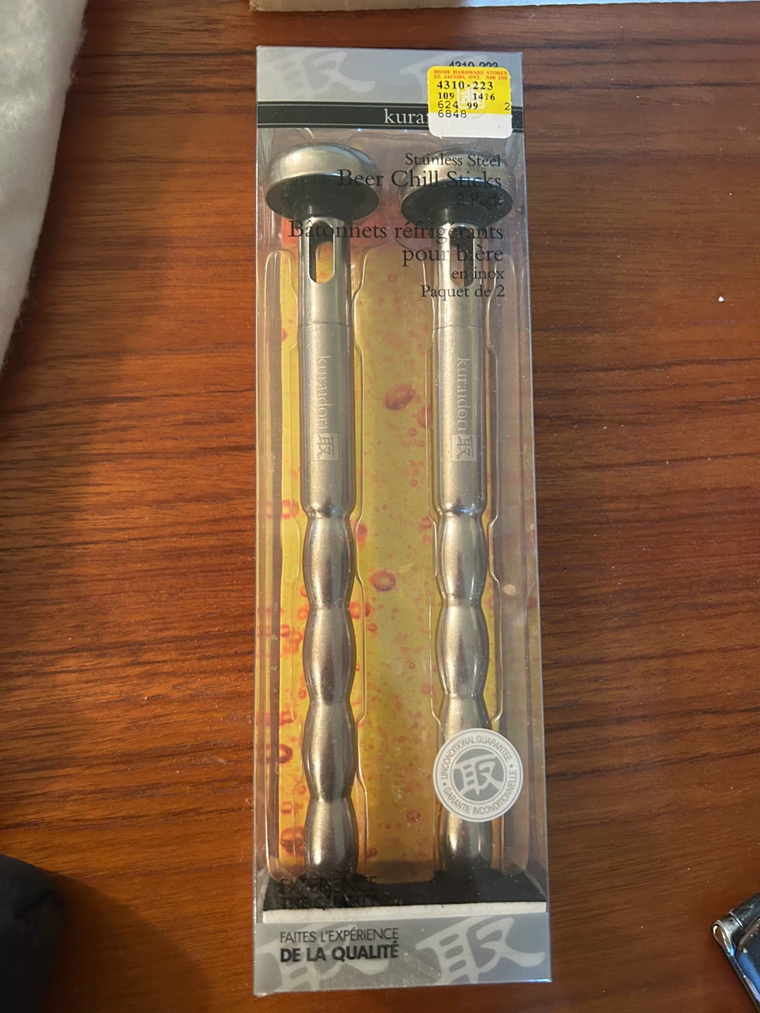 Kuraidori Stainless Steel Beer Chill Sticks (Set of 2)