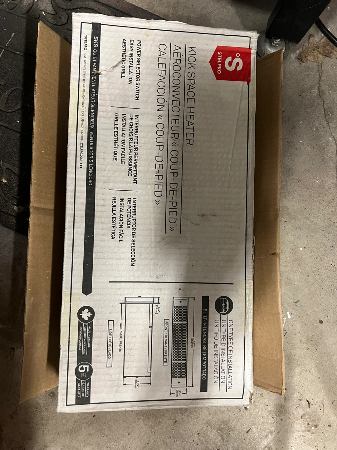 Stelpro Kick Space Heater