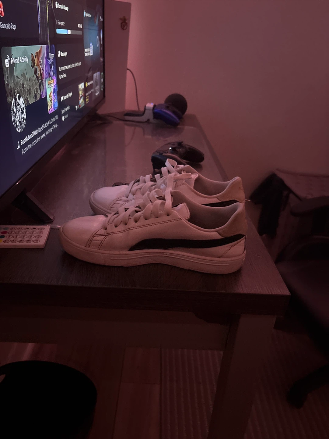 Puma White & Black Sneakers - photo 2