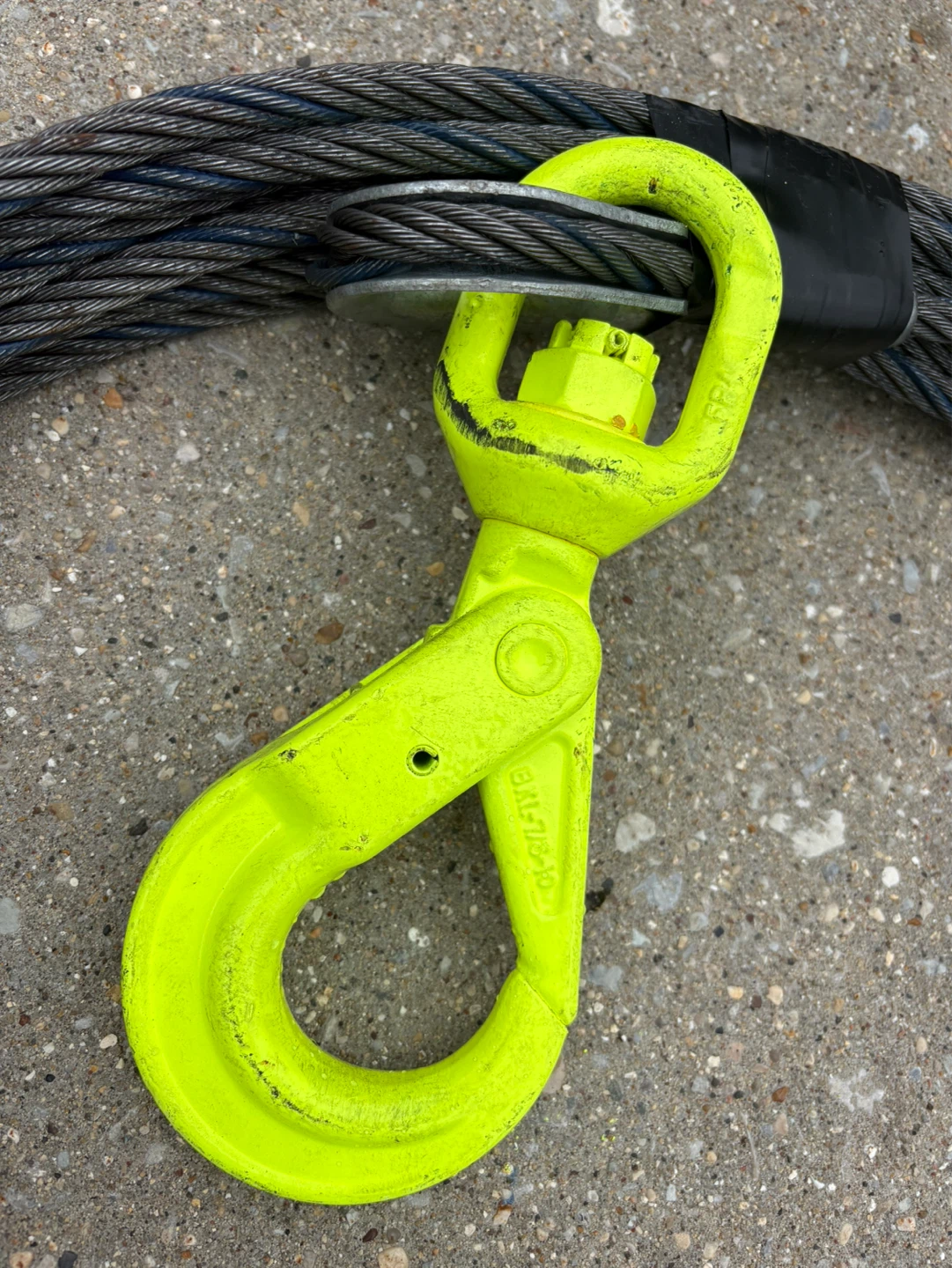 75 ft long Towing winch cable with Self-Locking Swivel Hook - photo 3