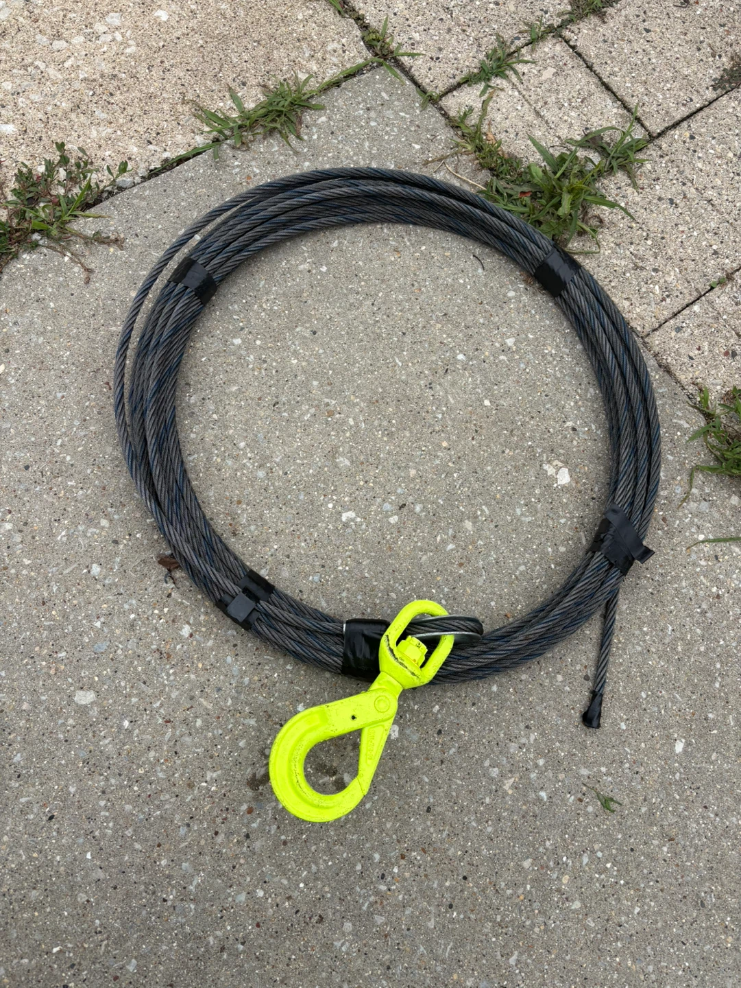 75 ft long Towing winch cable with Self-Locking Swivel Hook - photo 2