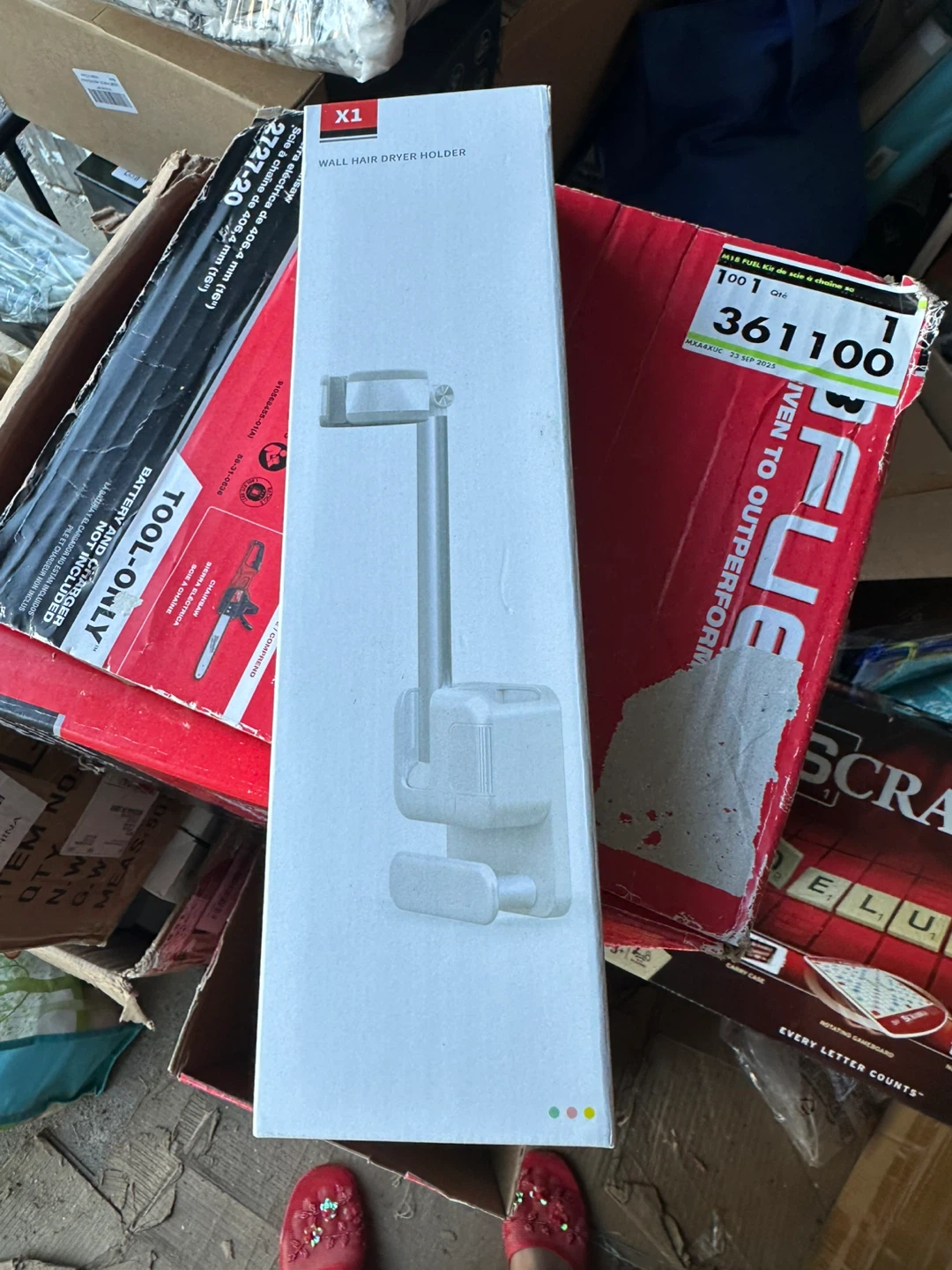 Wall Hair Dryer Holder