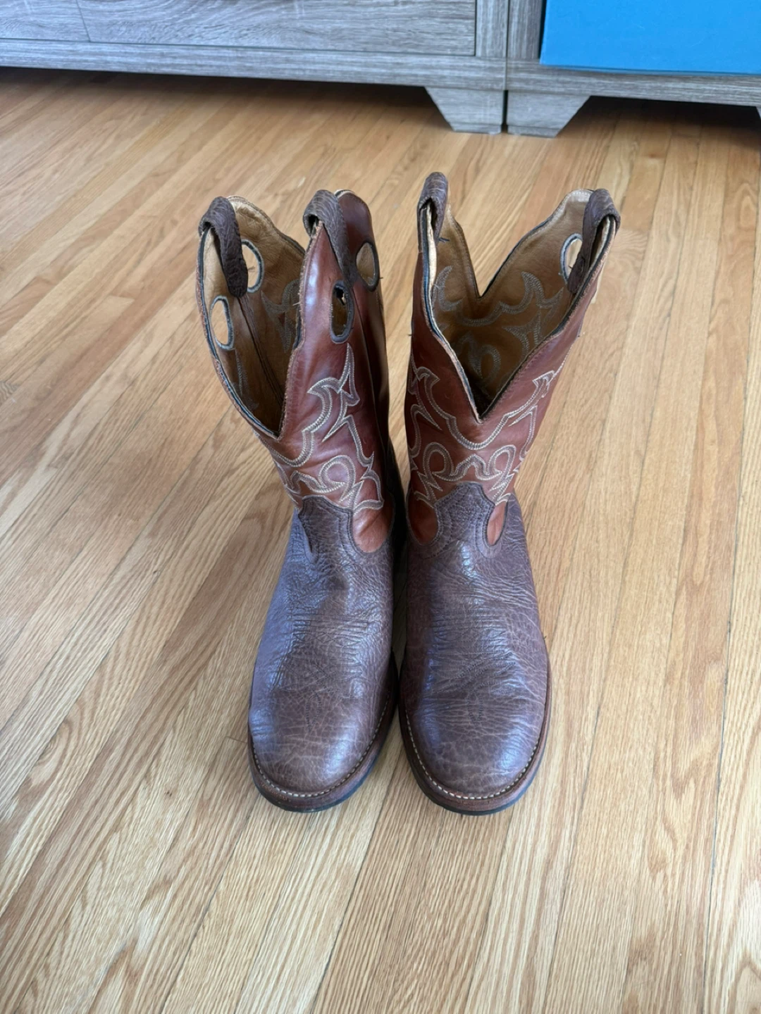 Boulet Men's Brown Cowboy Boots - photo 2