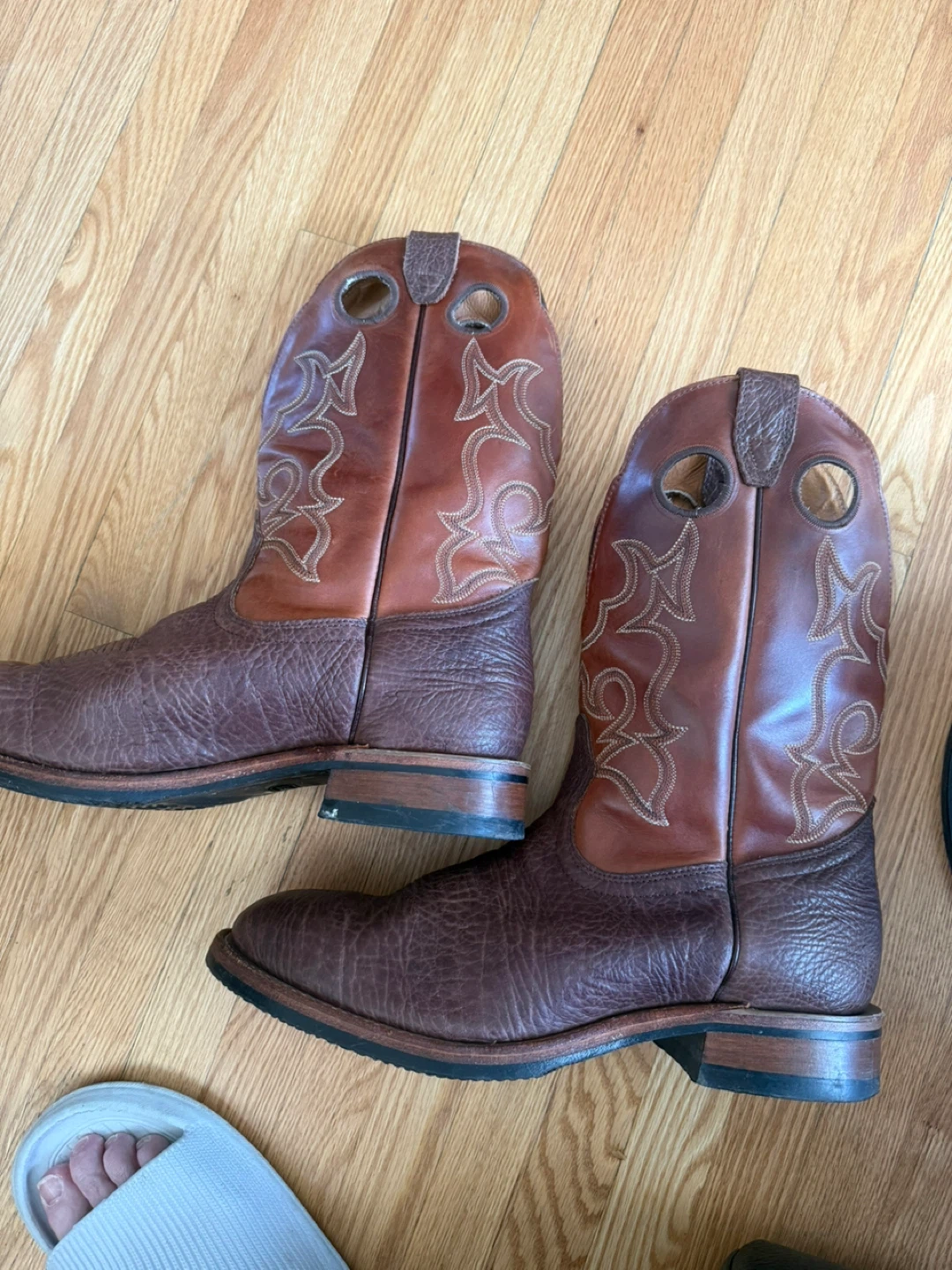 Boulet Men's Brown Cowboy Boots - photo 3