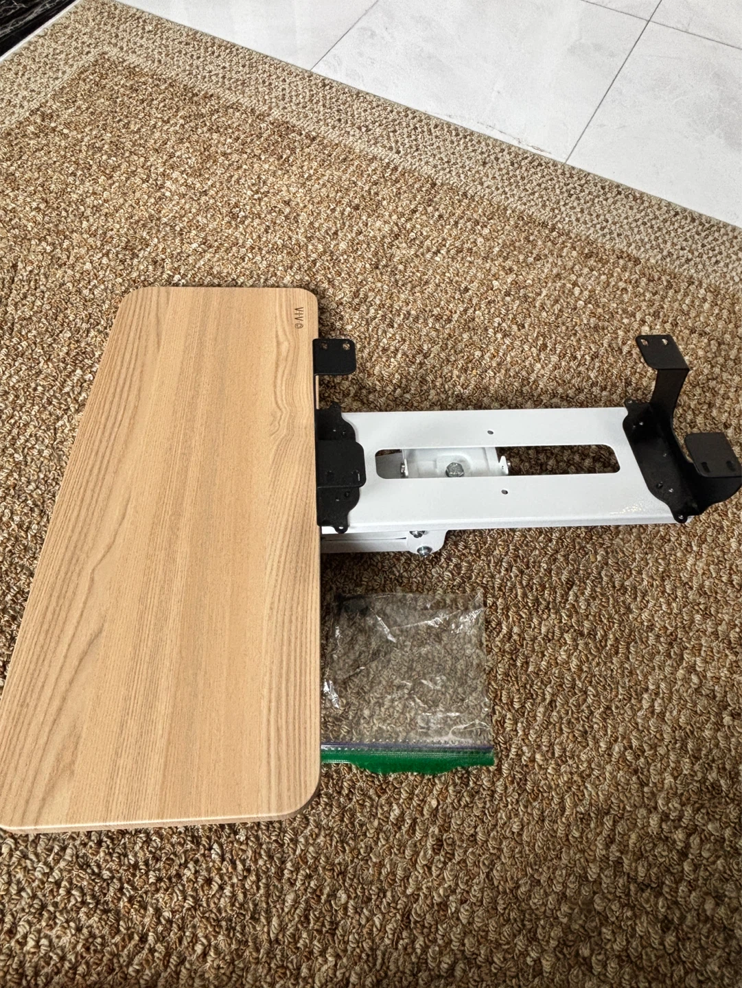 Keyboard and mouse slider tray for under desk mount. - photo 3