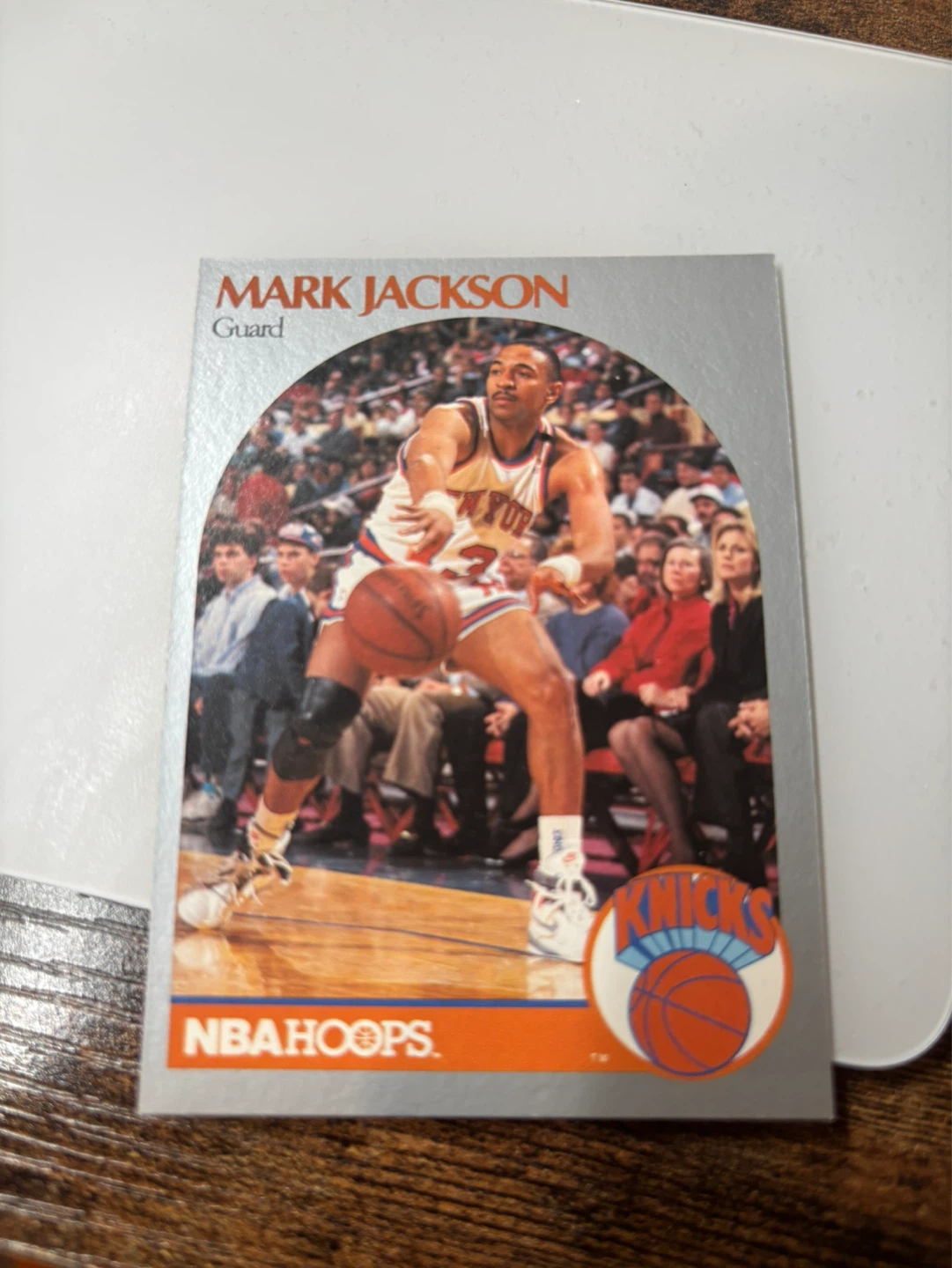 Mark Jackson 1990 NBA Hoops Basketball Card