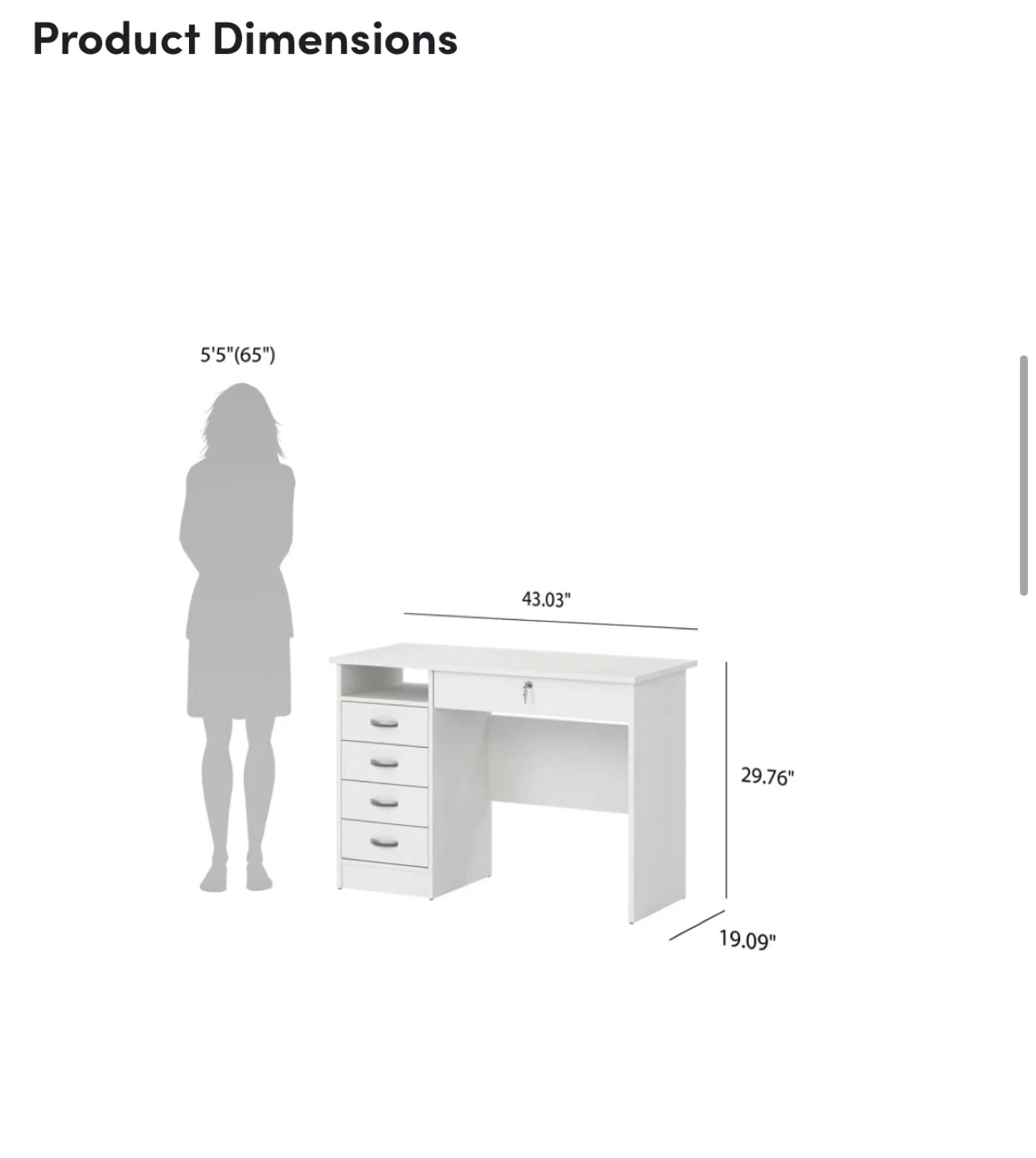 Computer/ study Desk - photo 4