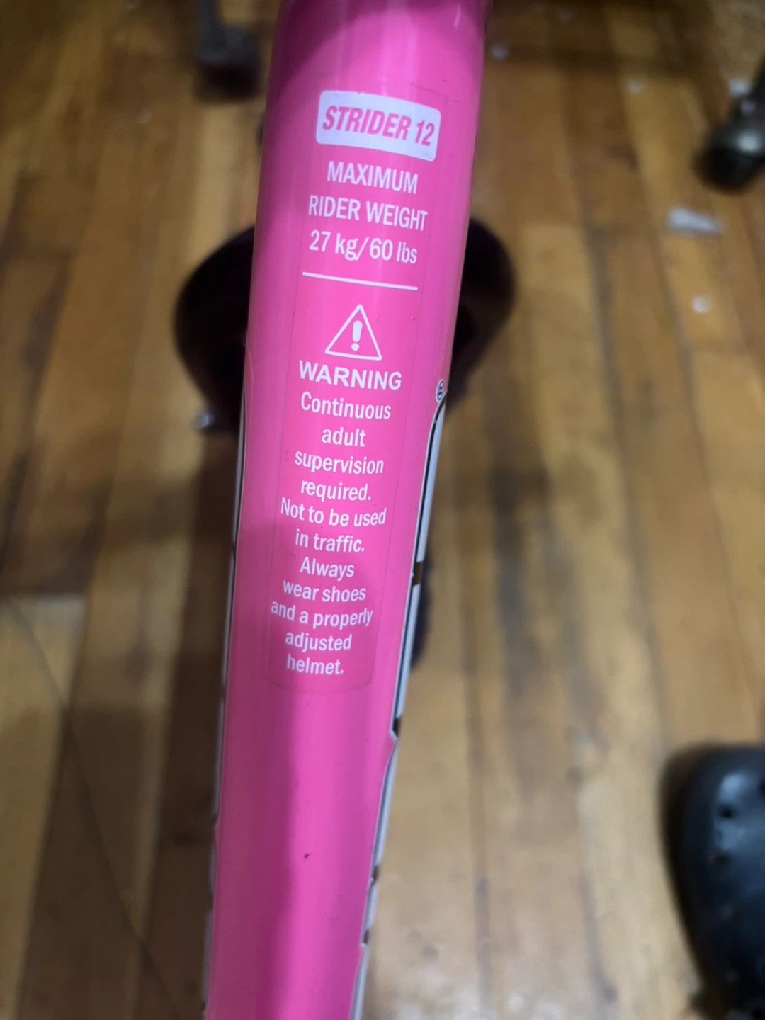 Strider 12 Sport Balance Bike Pink - photo 2