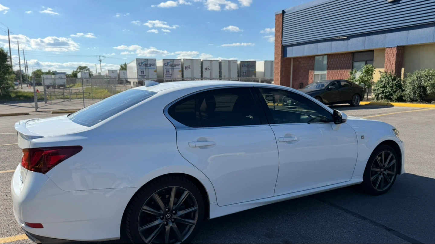 White Lexus GS 350 F Sport Sedan - photo 4