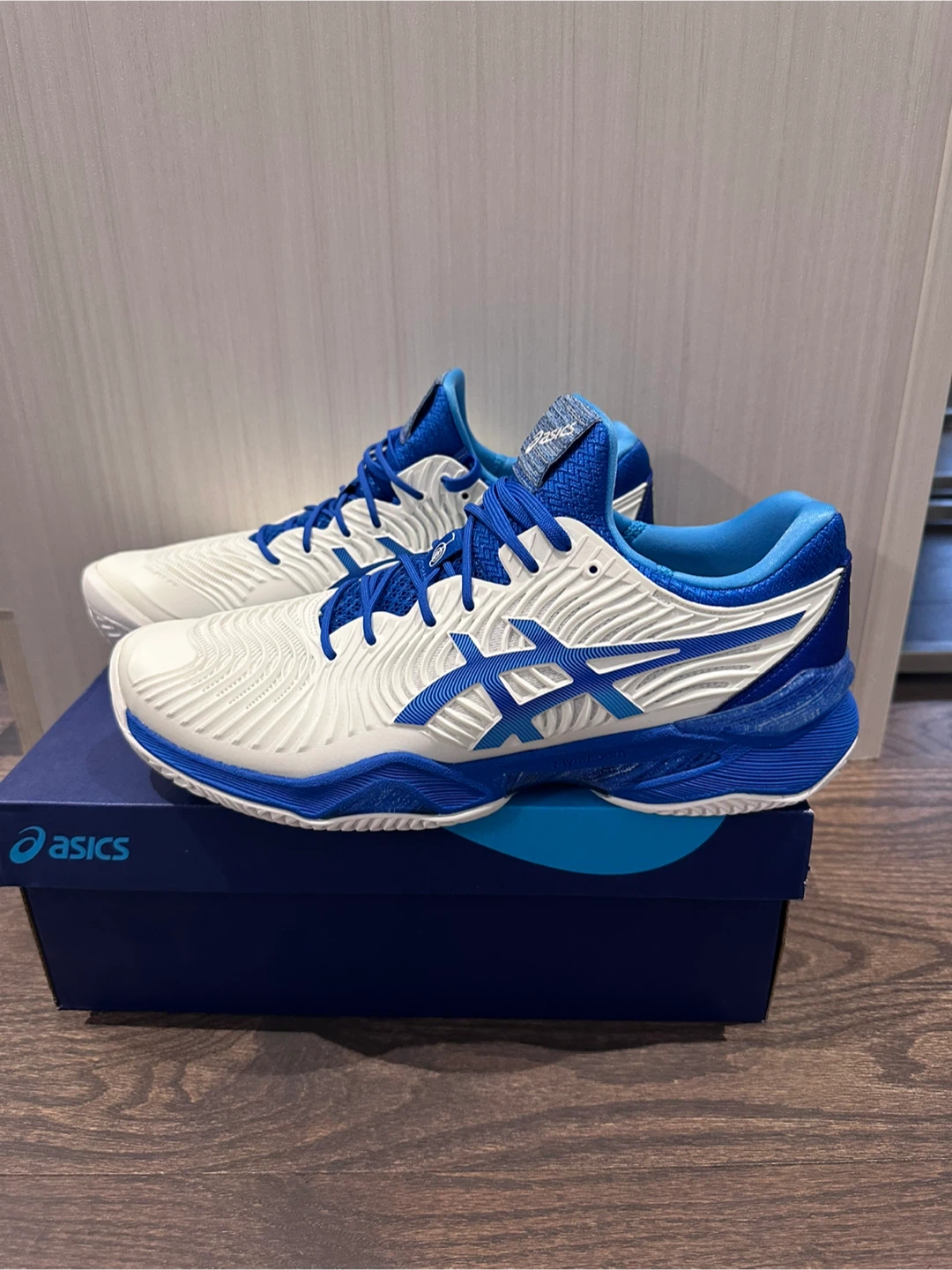 New Asics Gel-Resolution Men’s Tennis Shoes White Size 10