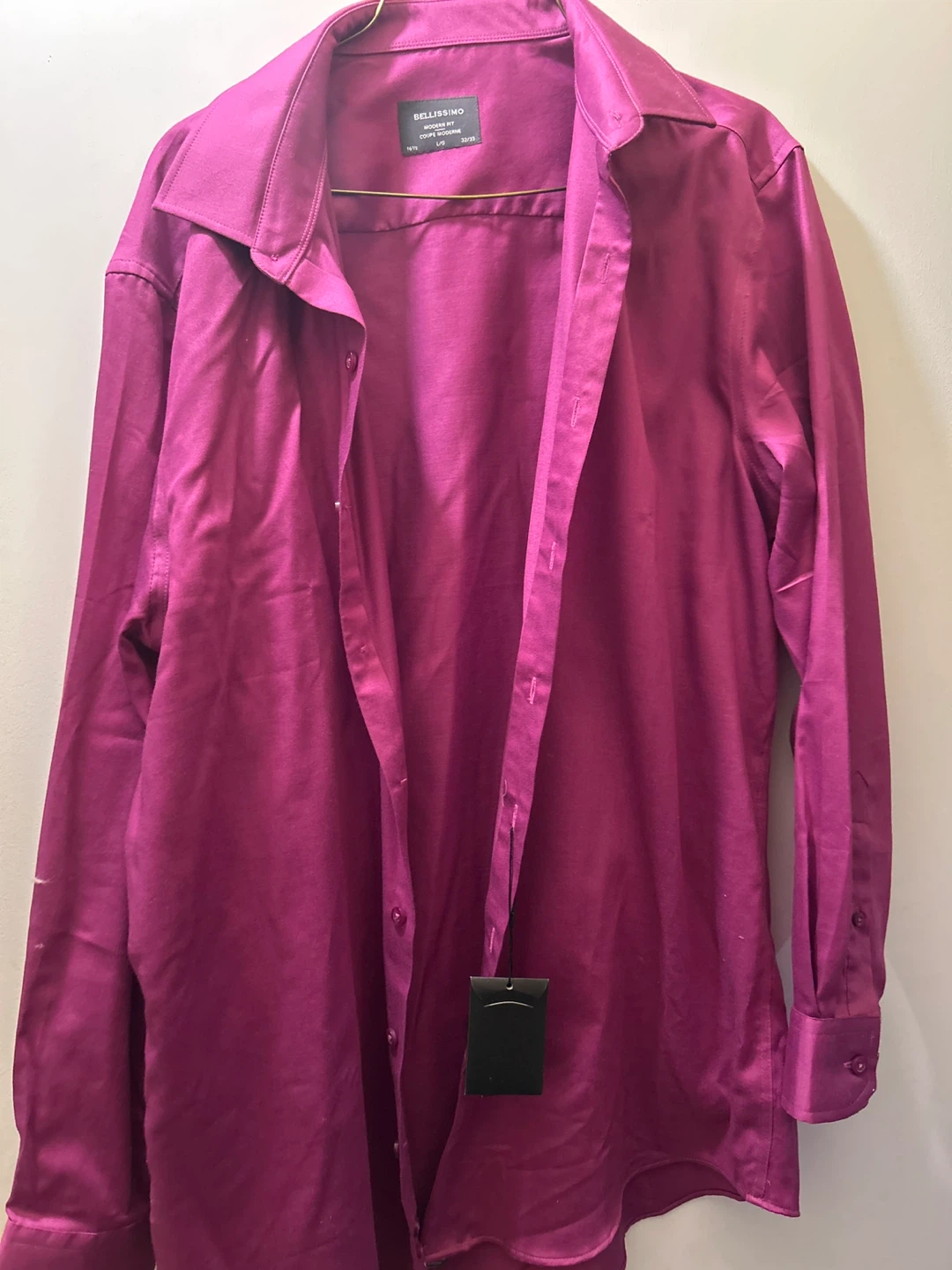 Bellissimo Modern Fit Dress Shirt - Berry