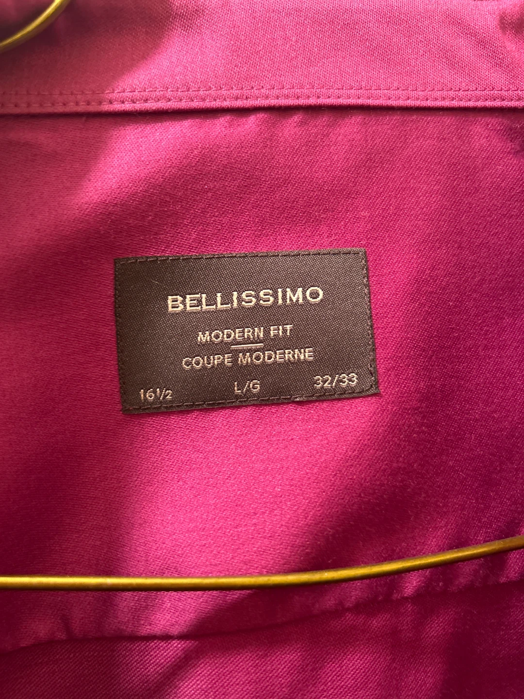 Bellissimo Modern Fit Dress Shirt - Berry - photo 3