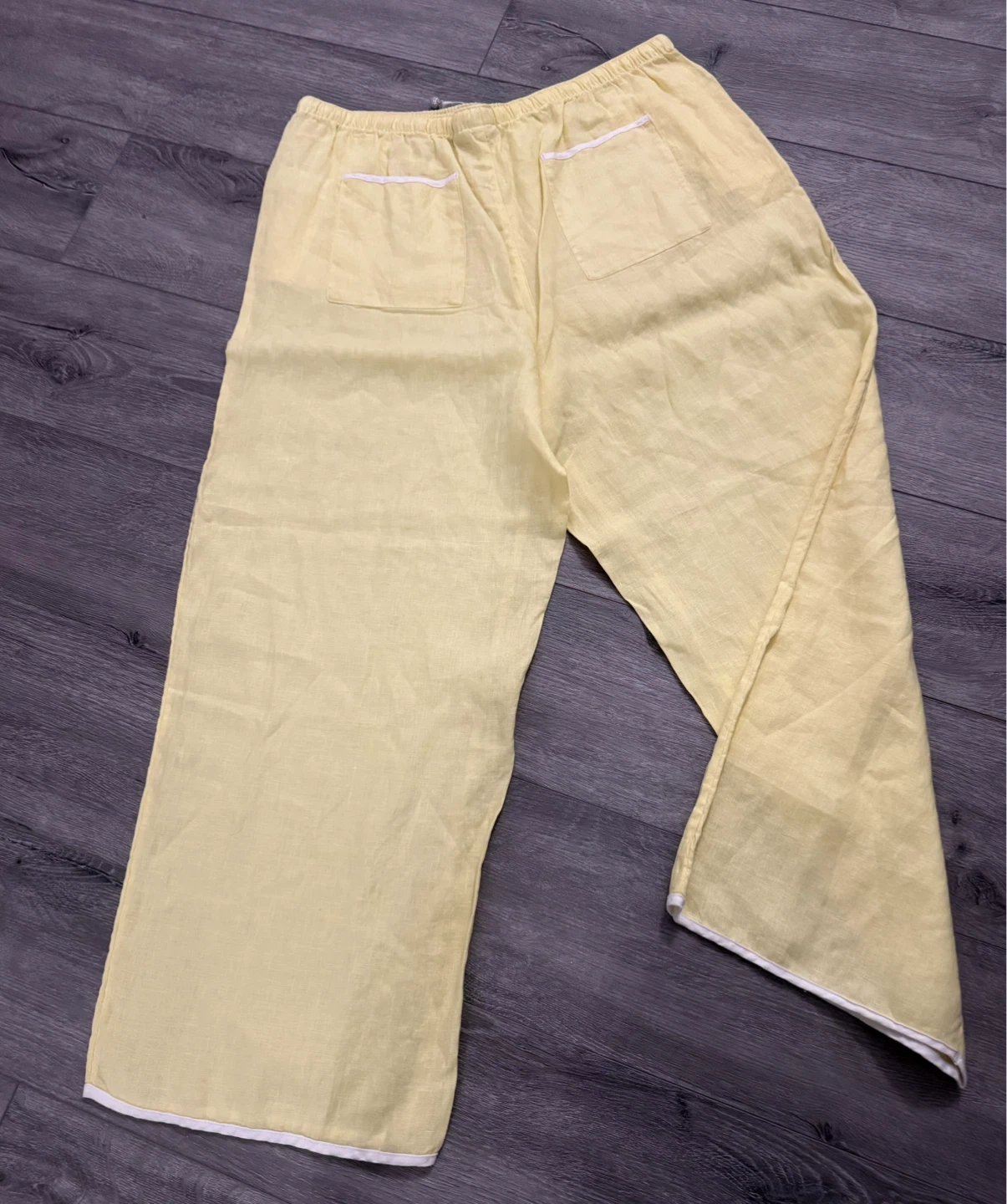 C&C California Yellow 100% Linen Lounge Set - photo 3