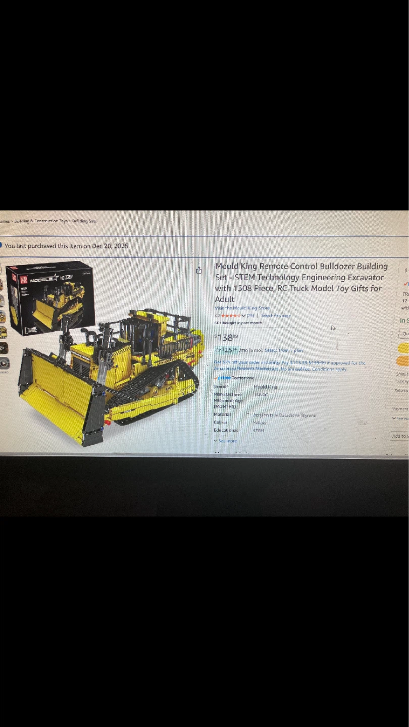 LEGO like Technic Remote Control Bulldozer 42030 - photo 4