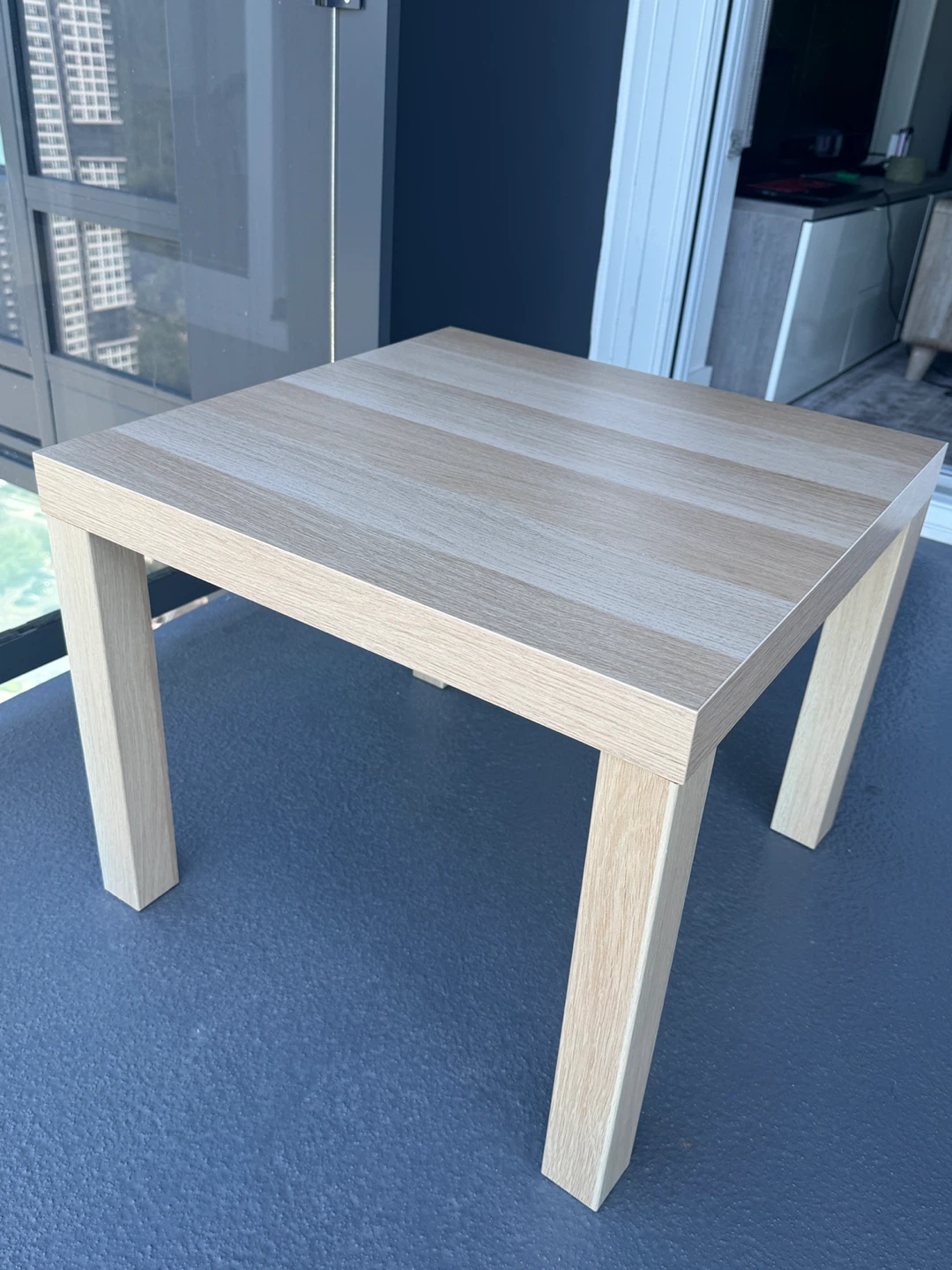 Light Wood Side Table - photo 2
