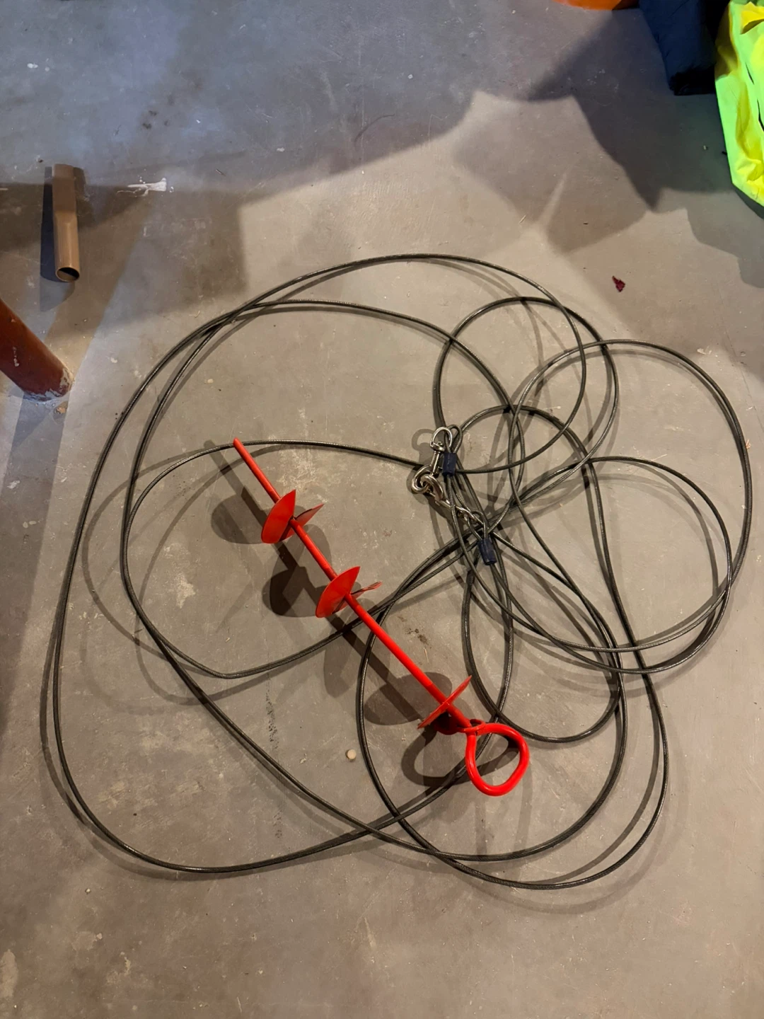 Tie Out Stake and Cable for Pets