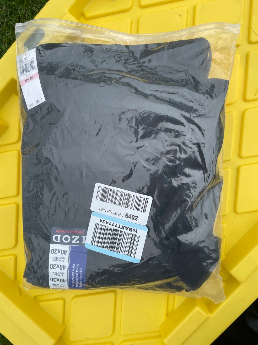 IZOD American Chino Pants Black 40W 30L - photo 2