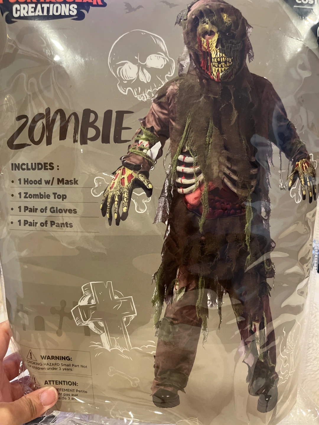 Child Zombie spooktacular Costume Size S (5-7) - photo 2