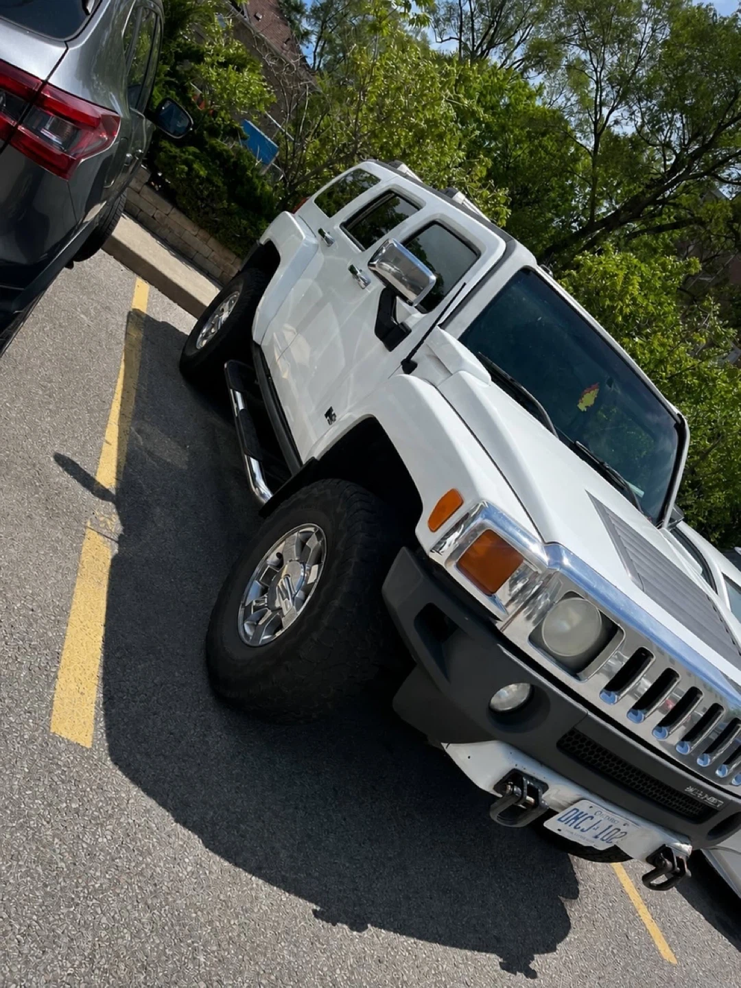 White Hummer H3 SUV 2006