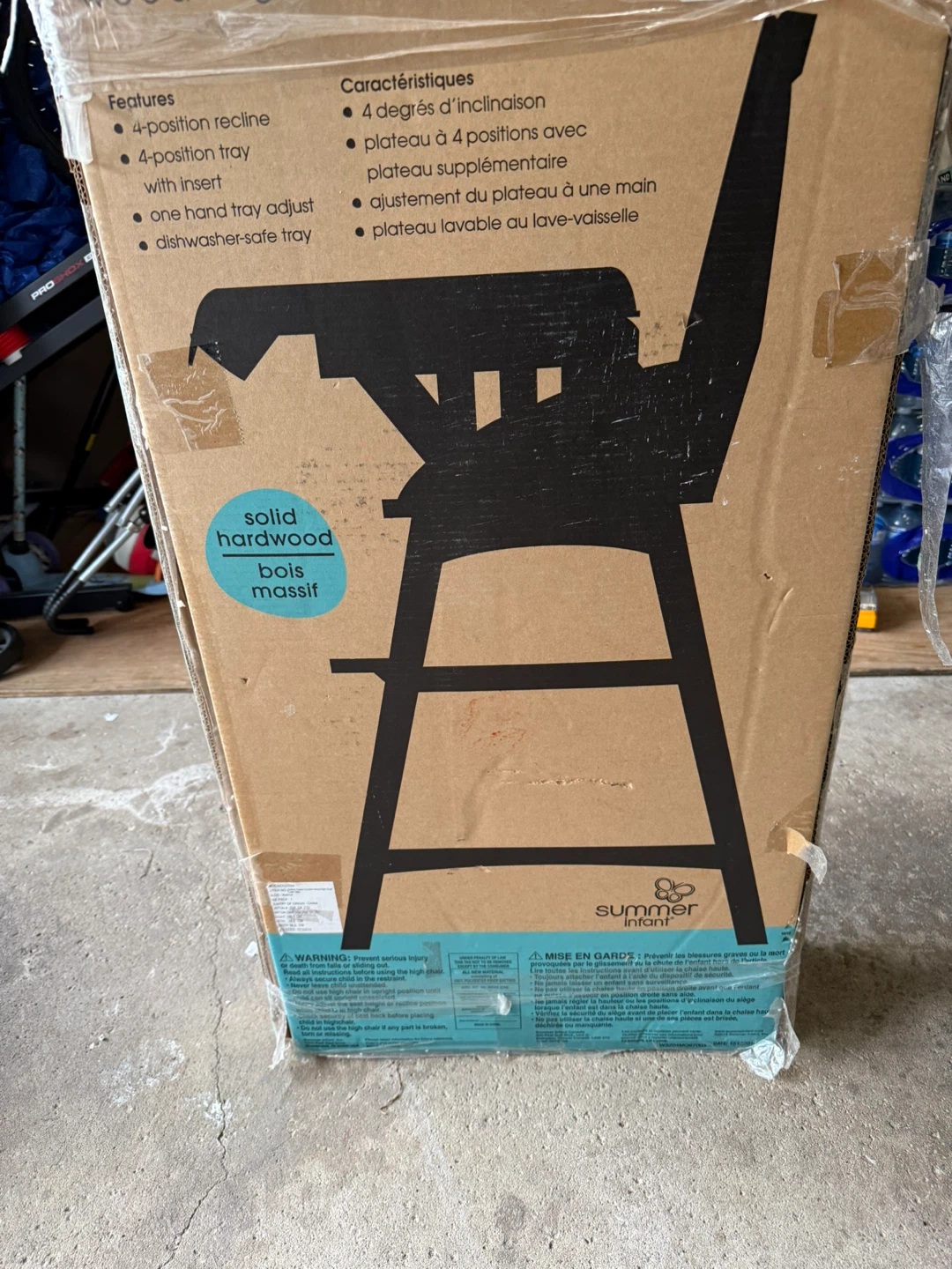 Summer Infant Classic Comfort Wood High Chair