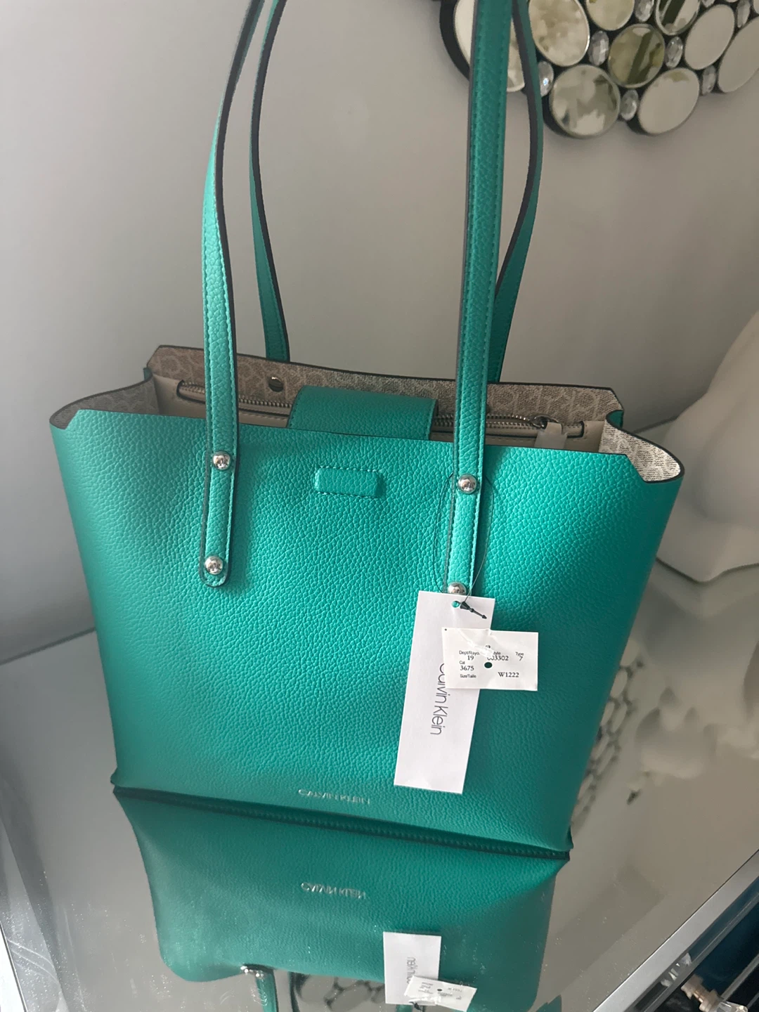 Calvin Klein Tote Bag - Teal - photo 2