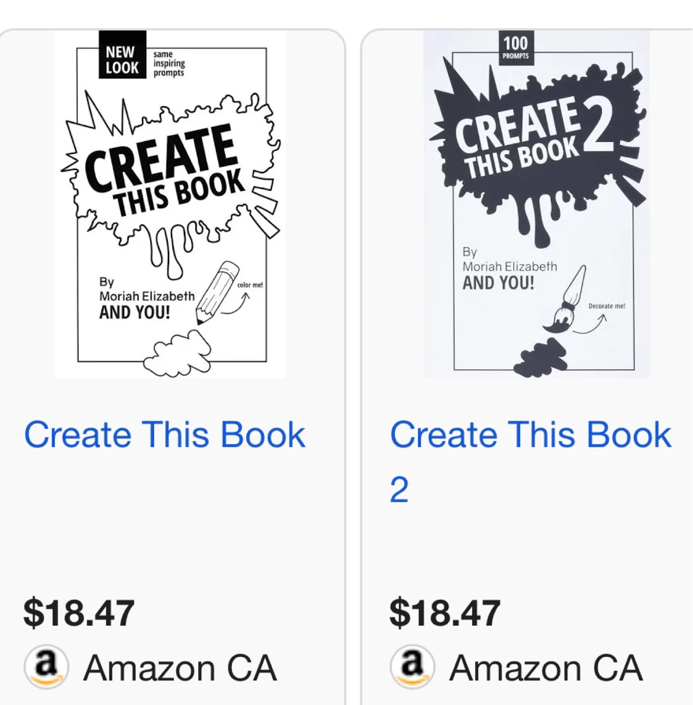 Create This Book & Create This Book 2