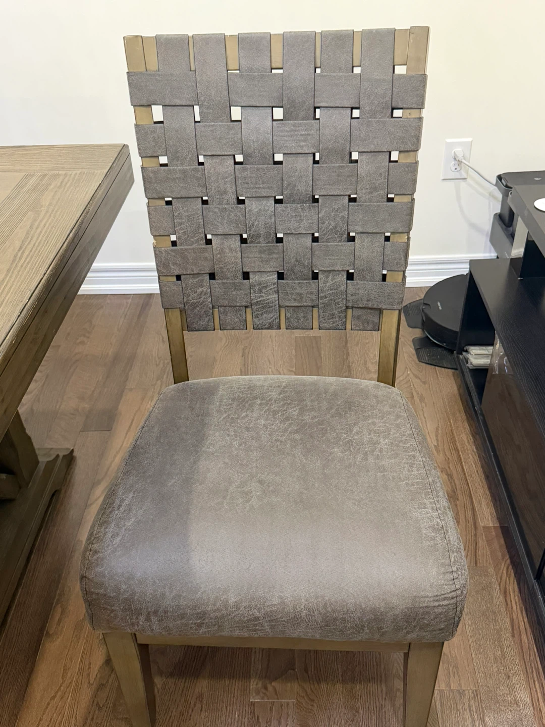 Modern Farm House Wood table with 6 chairs - photo 3