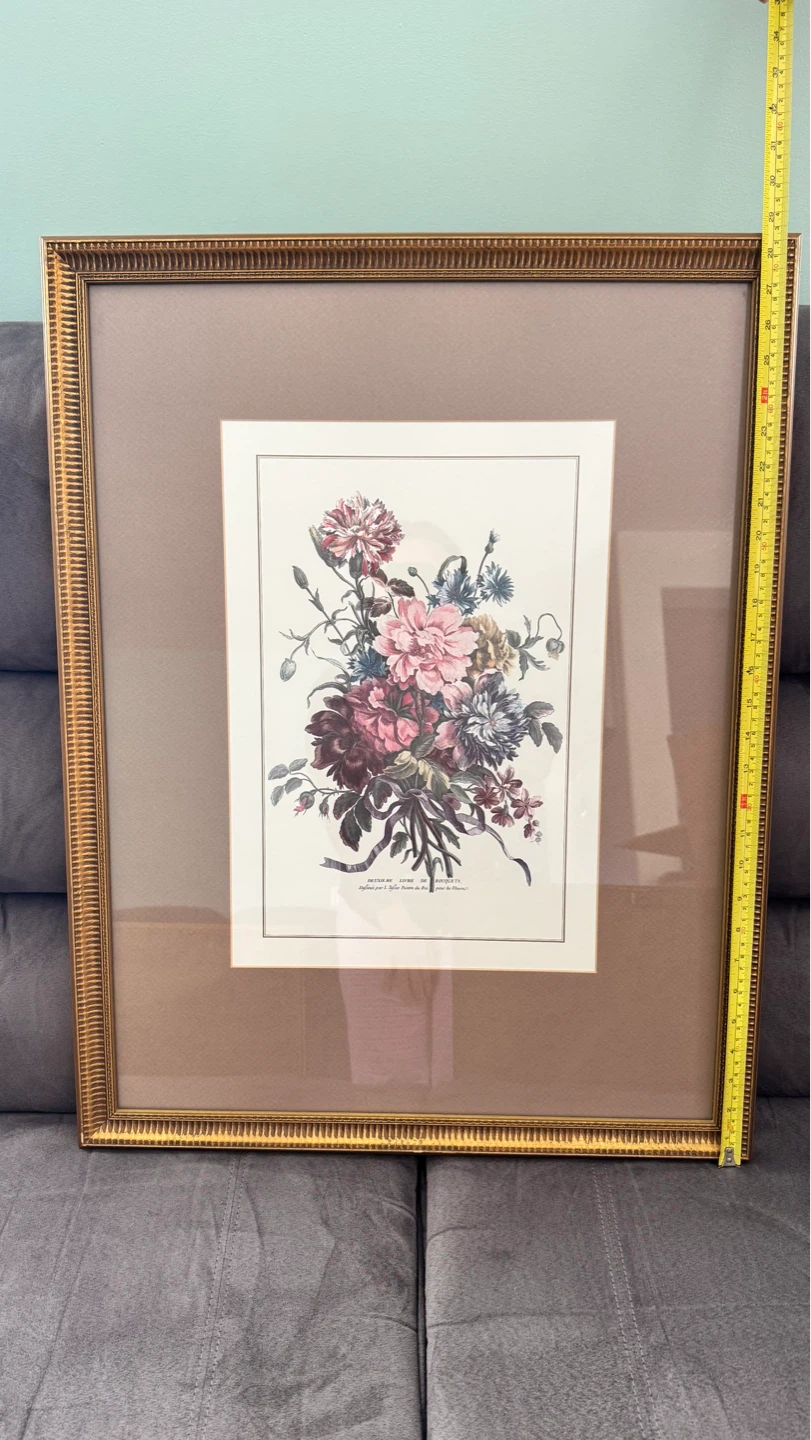 Framed Floral Art Print Set - photo 3
