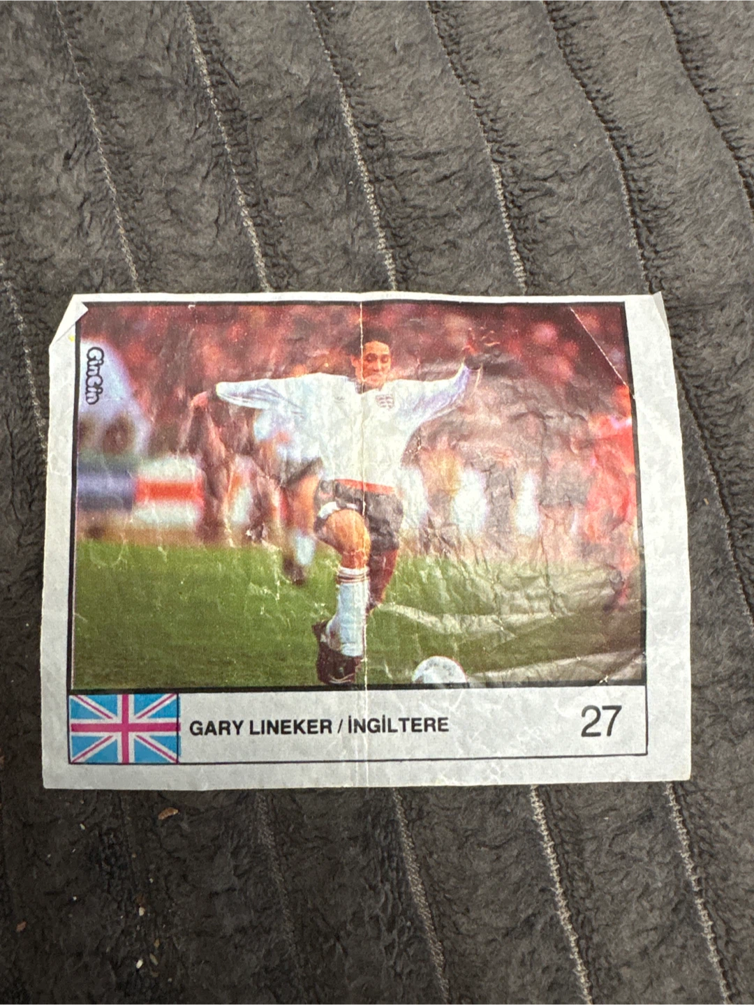Panini Gary Lineker England football sticker #27
