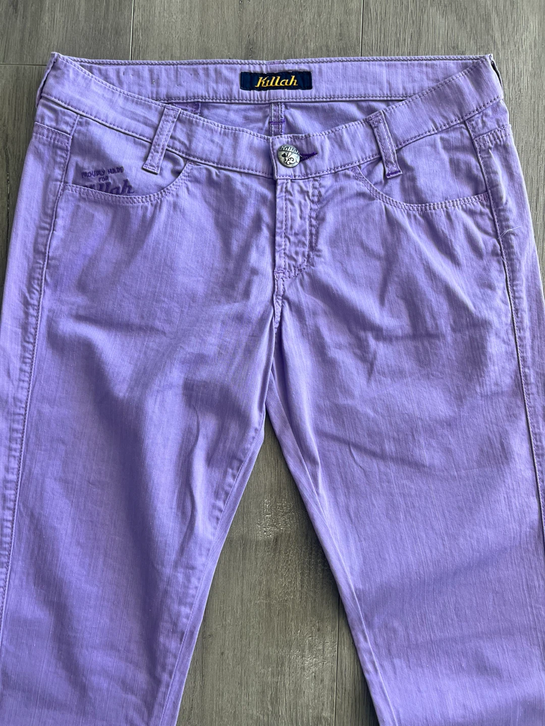 Killah Lilac Purple Pants 3/4 Jeans Size 28