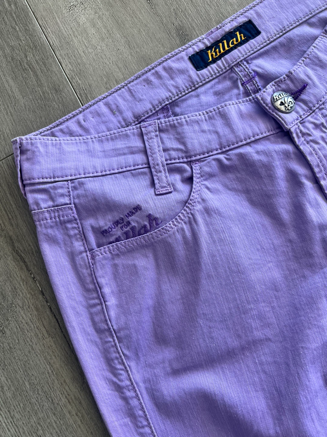 Killah Lilac Purple Pants 3/4 Jeans Size 28 - photo 4