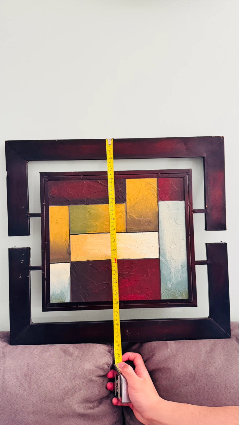 Abstract Wall Art Metal Frame - photo 3