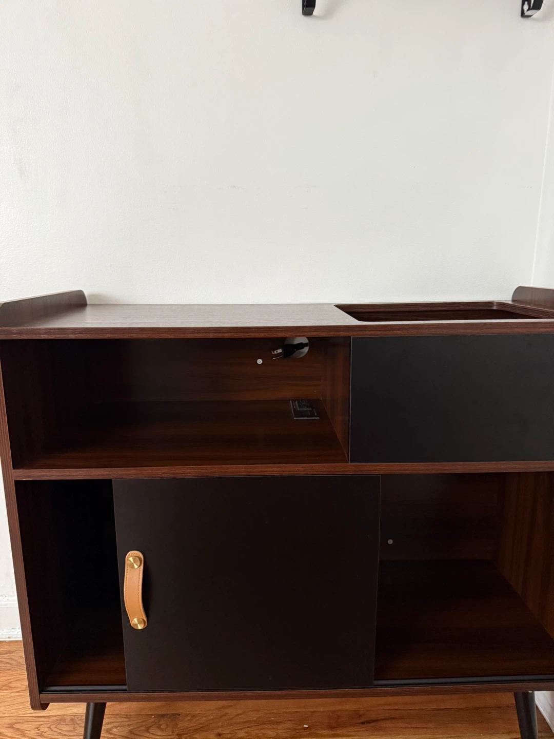 Record Player Stand with Storage - photo 3