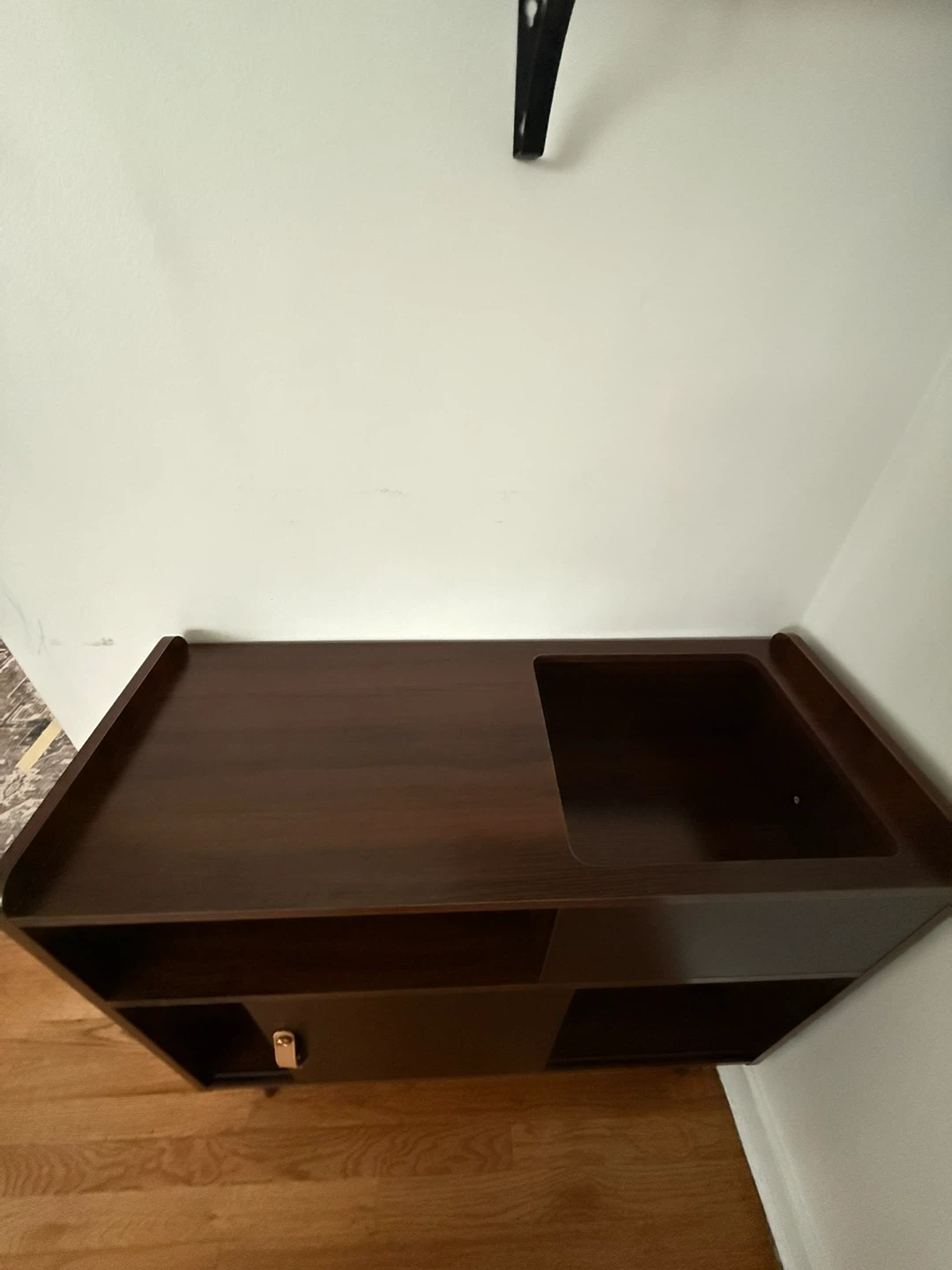 Record Player Stand with Storage - photo 4